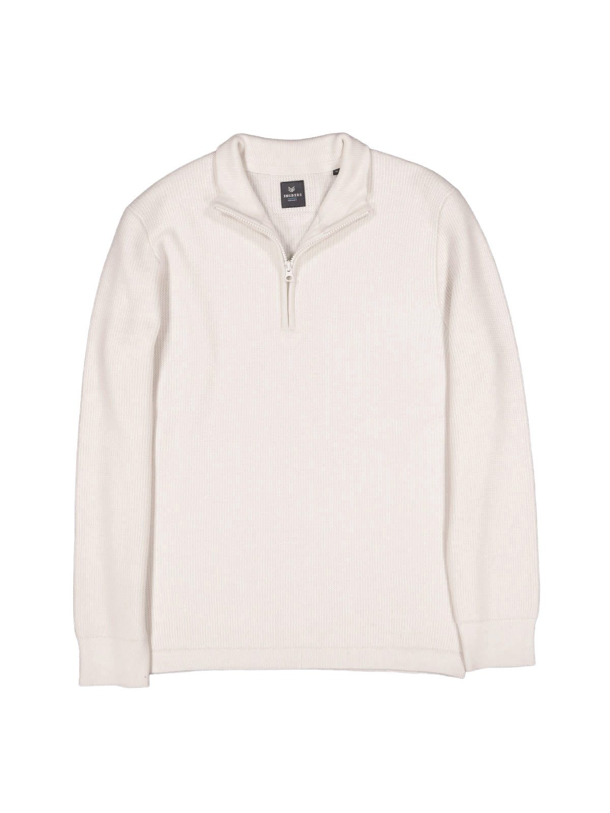 ENGBERS GERMANY Rollkragenpullover Herren Pullover mit Troyerkragen, Creme