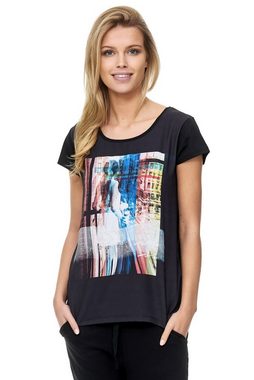 Decay T-Shirt mit Frontprint 3669544