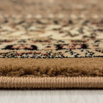 Orientteppich Teppich Orient Optik Bordüre, Angeycasa, rechteckig, Höhe: 12 mm, Oriental Wohnzimmer Esszimmer Kurzflor