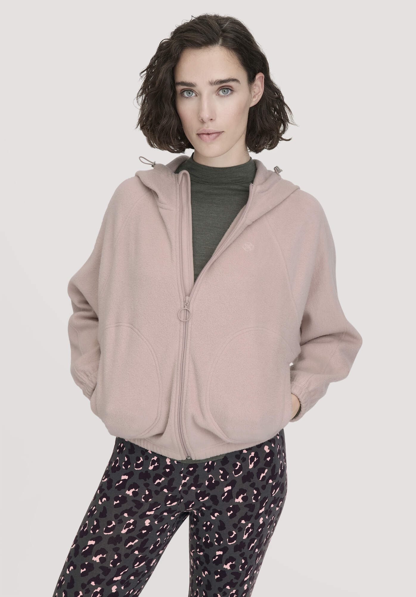 Hessnatur Fleecejacke Oversize ACTIVE COMFORT aus reiner Bio-Baumwolle (1-S günstig online kaufen