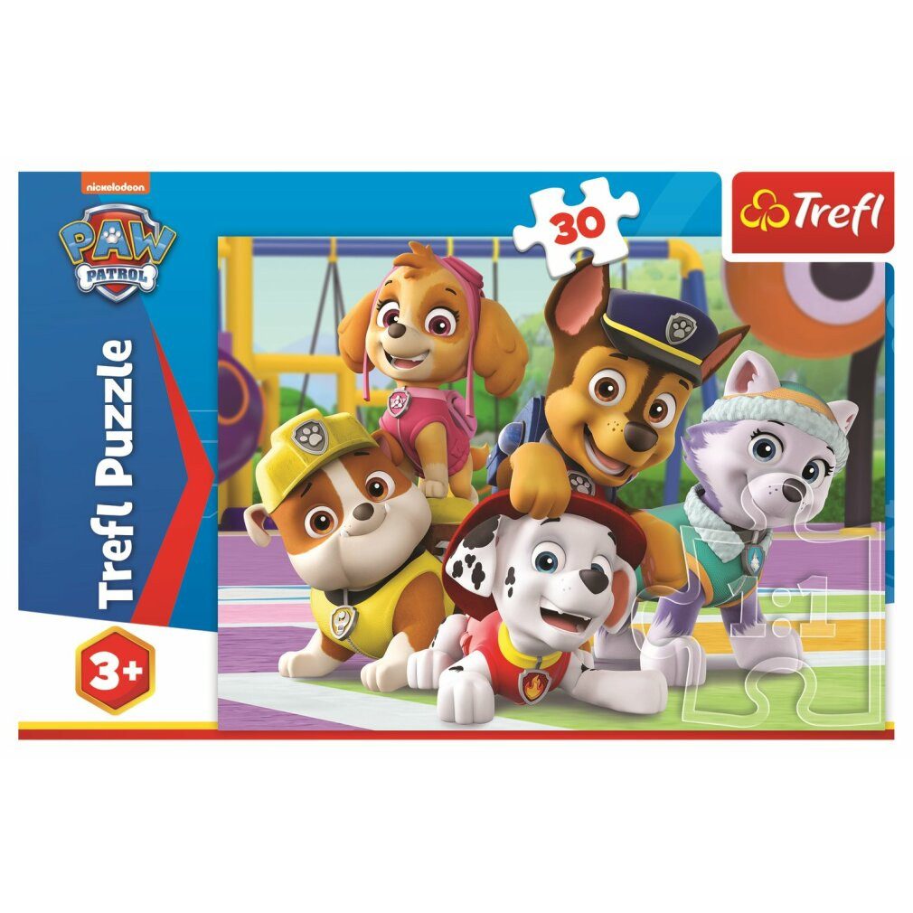 Trefl Puzzle Puzzle Paw Patrol: Immer pünktlich 30 Stück, Puzzleteile günstig online kaufen