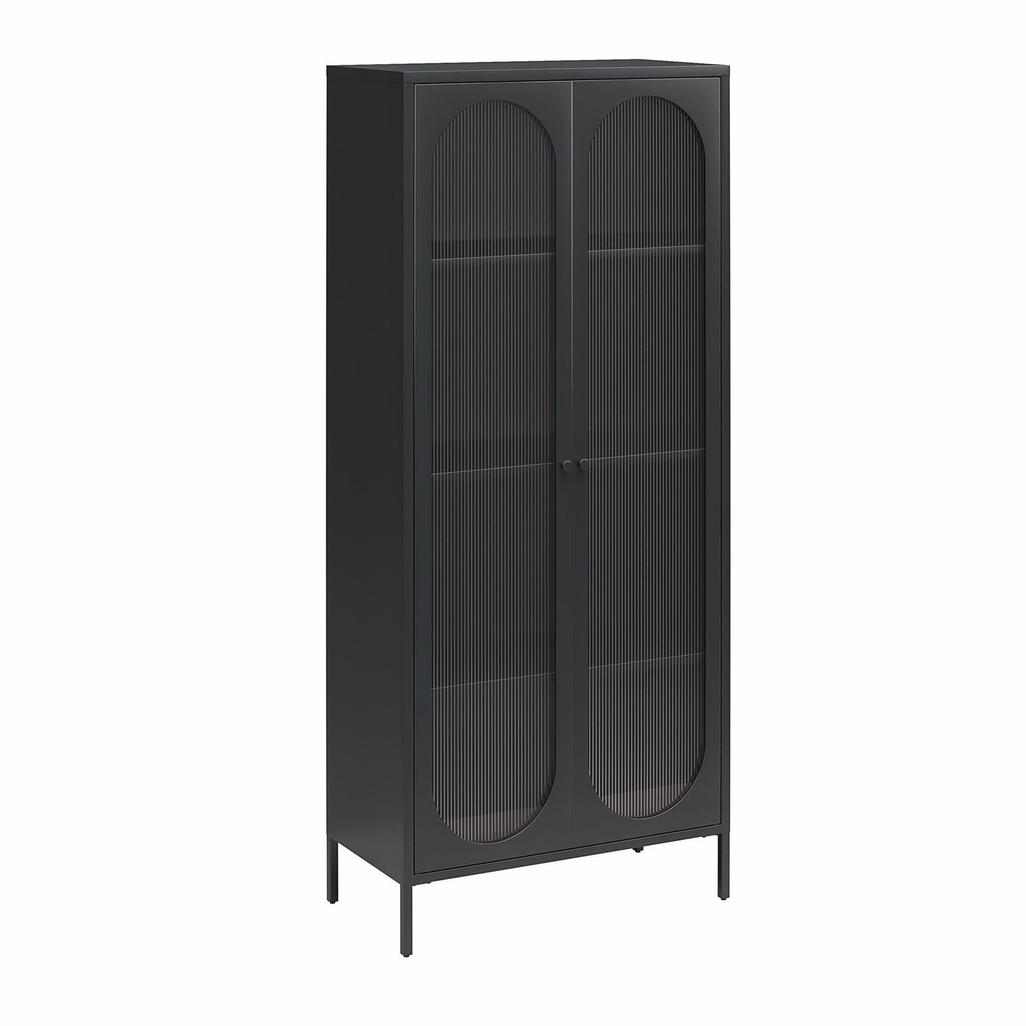 loft24 Vitrine Luna Standvitrine aus Metall günstig online kaufen