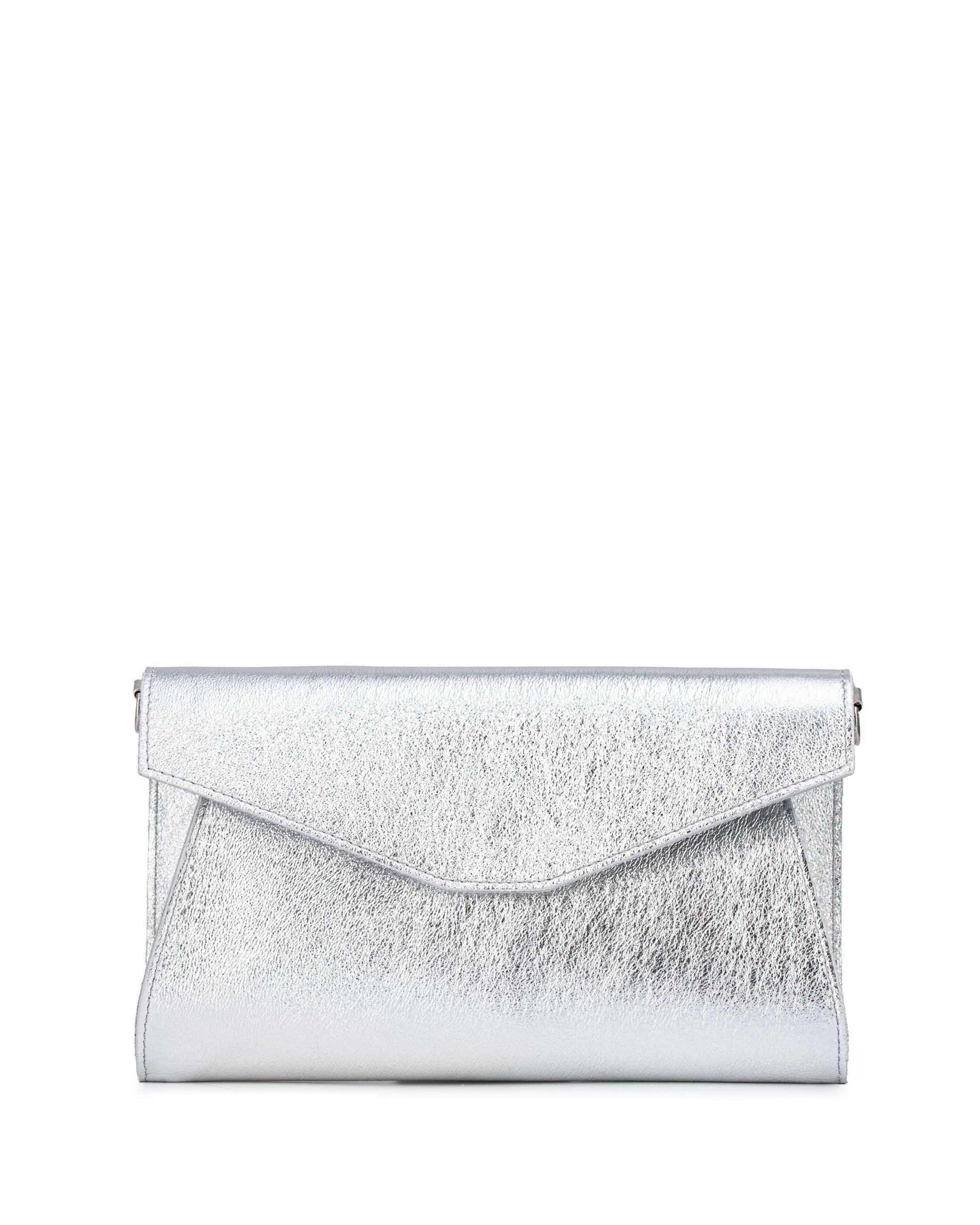 Caspar Clutch Leder Envelope Abendtasche Damen günstig online kaufen