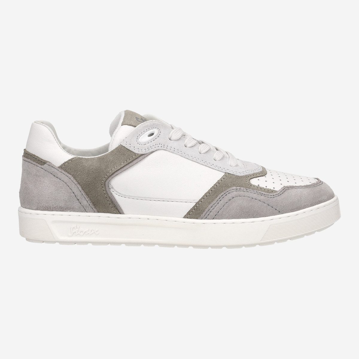Sioux 11415 TEDROSO-704, Sneaker in Weiß,kombiniert für Herren Sneaker