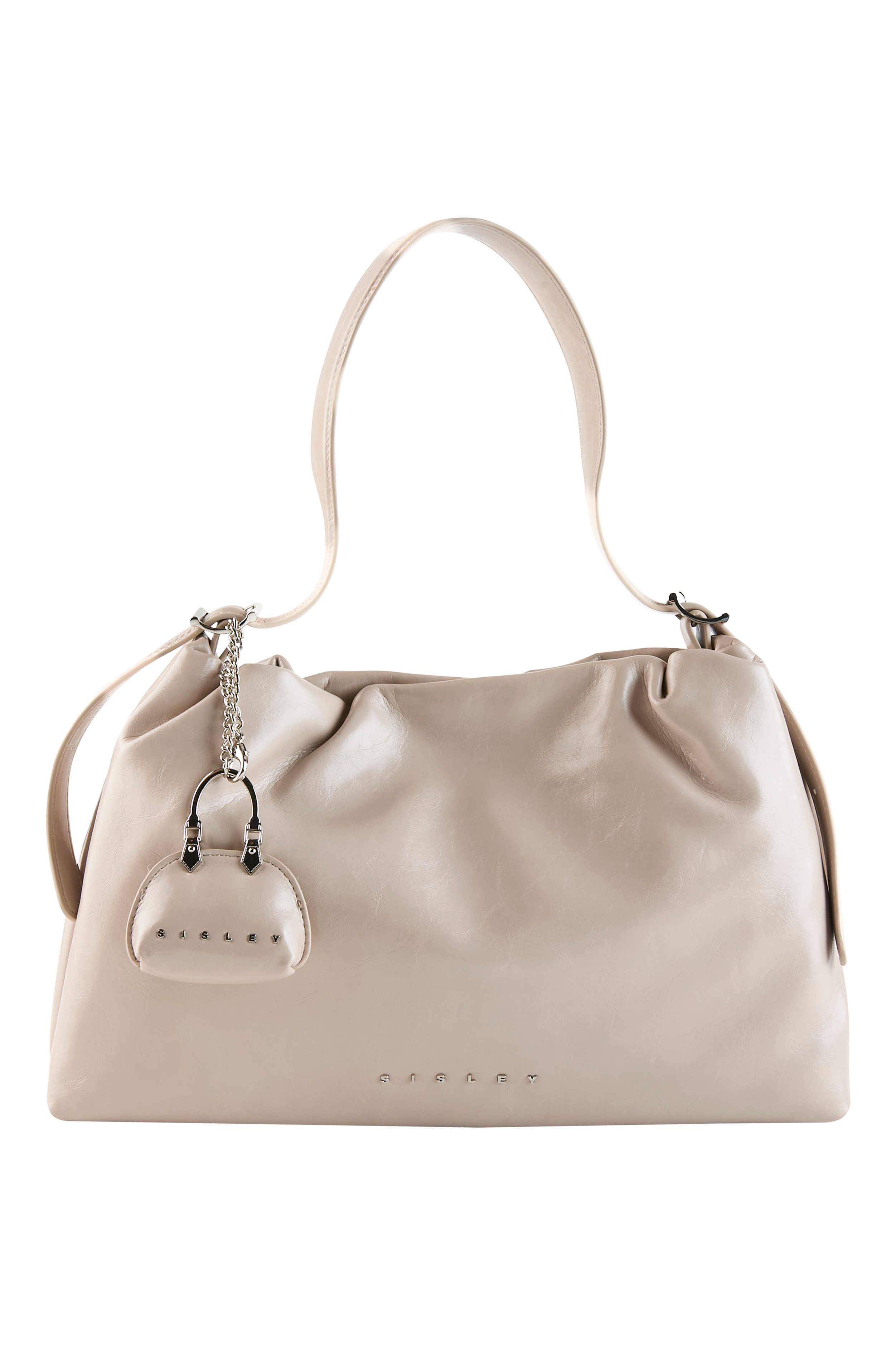 sisley Schultertasche glänzende Damen Tasche groß günstig online kaufen