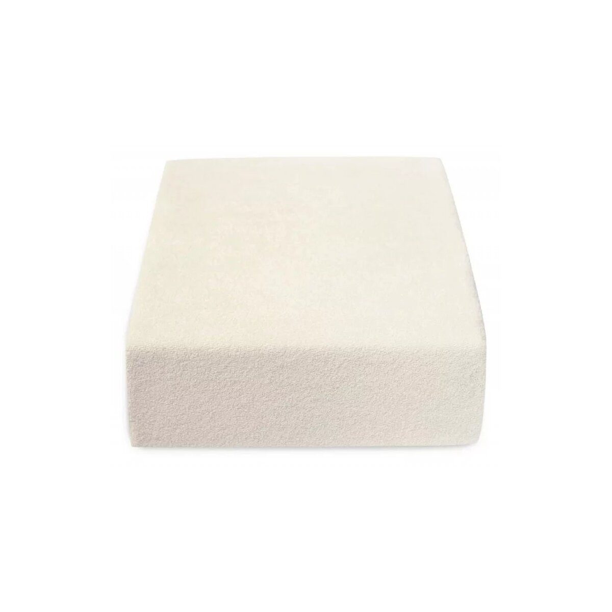 Wisam Spannbettlaken Frottier-Spannbetttuch 60x120cm Baumwolle Ecru, 80% Baumwolle 20% Polyester, (1 Stück)