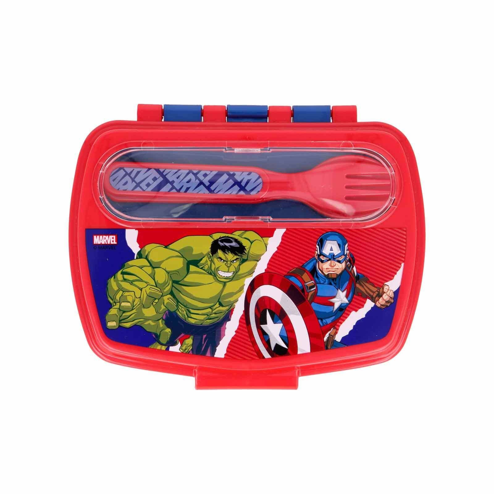 Stor Lunchbox Avengers Comic Heroes Lunchset 3er Set, Kunststoff, (3-tlg)