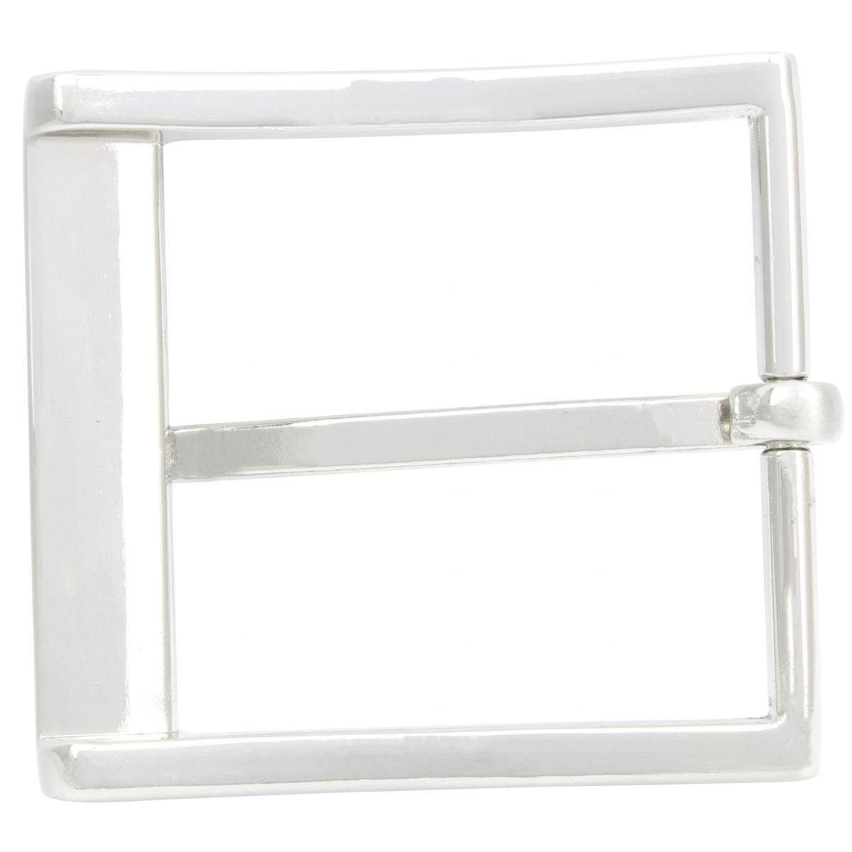 BELTINGER Gürtelschnalle schmal 4,0 cm - Wechselschließe Gürtelschließe 40mm - Dorn-Schließe - (1-St)