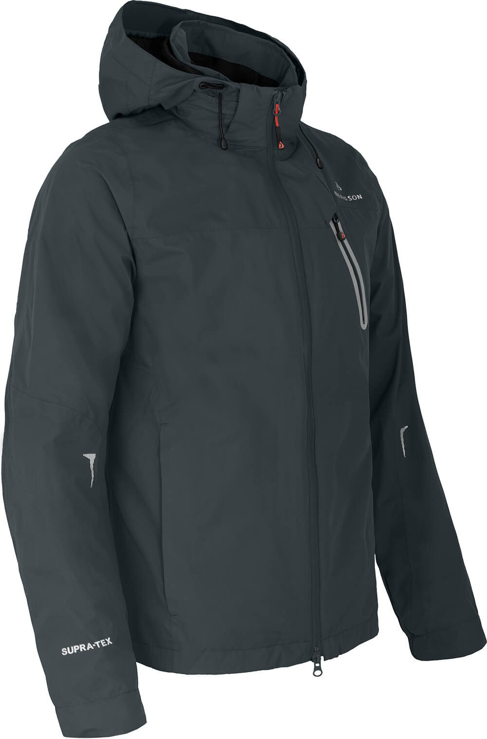 Bergson Regenjacke MOORE Herren Rad-Regenjacke, Netzfutter, 12000 mm Wasser günstig online kaufen