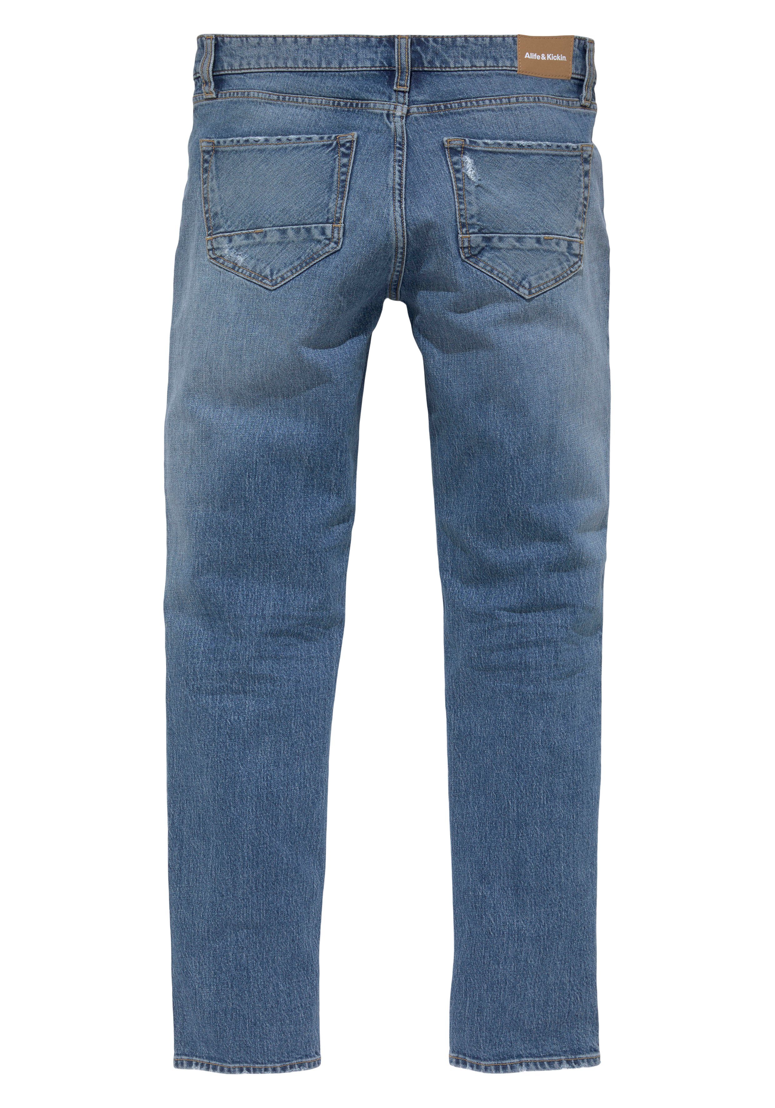 dark Produktion wassersparende Ökologische, Ozon Alife ColinAK durch Wash blue & Kickin Straight-Jeans