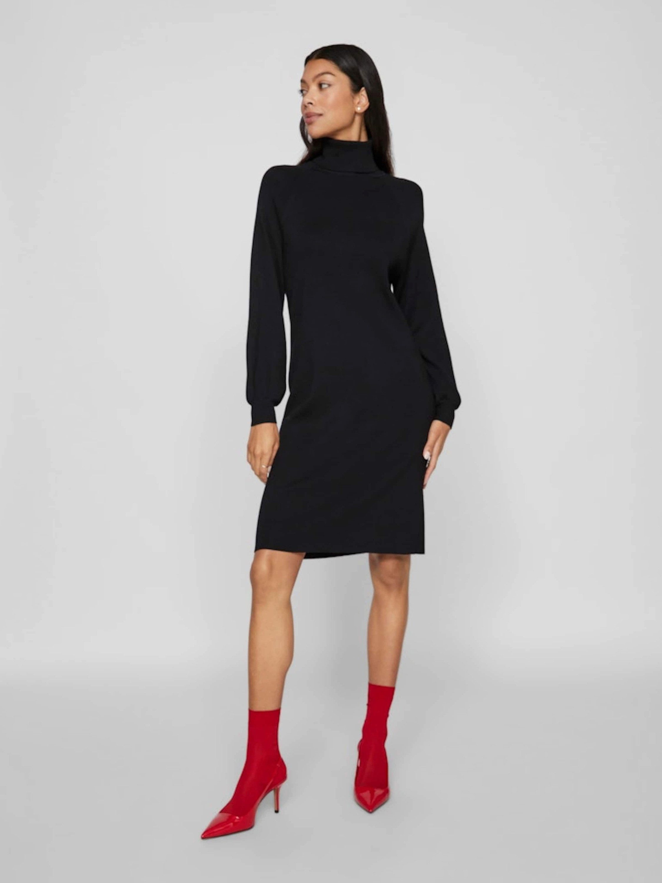 Vila Midikleid VIOstria (1-tlg) Plain/ohne Details