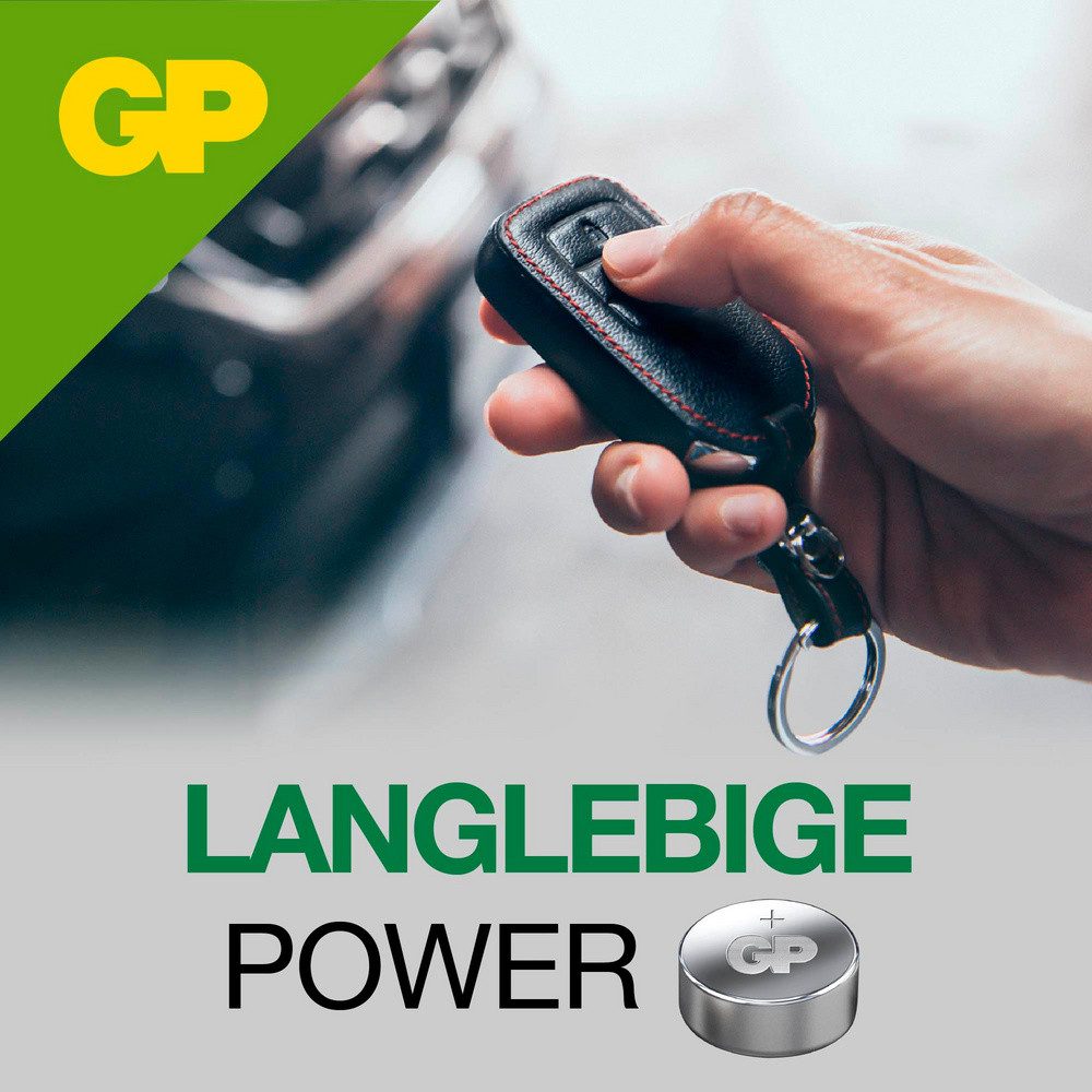 Gp GP Knopfzelle LR44 1.5 V 10 St. 110 mAh Alkali-Mangan GP76ASTD496C10 Knopfzelle