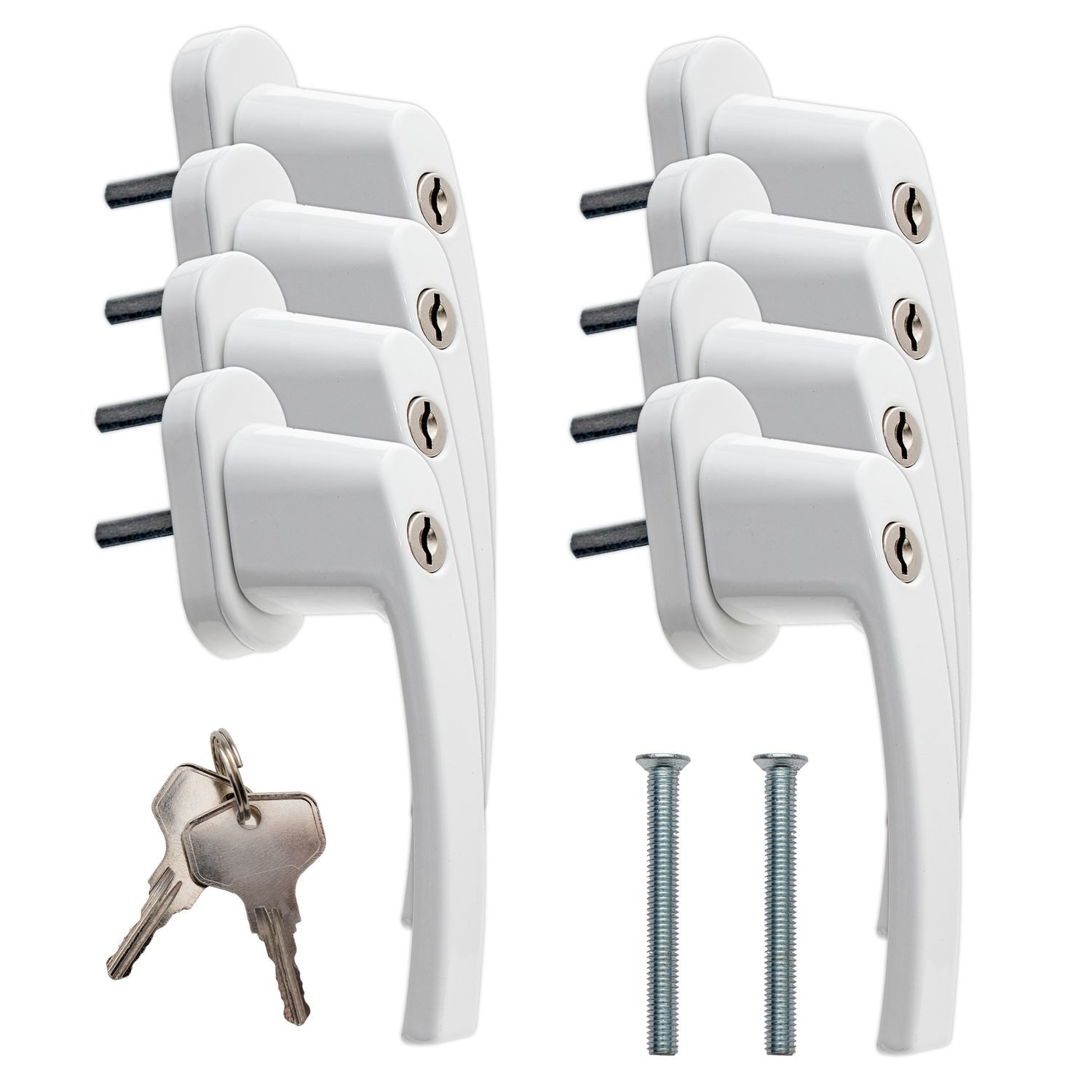 Intirilife Fenstergriff, (25-tlg), 8x Fenstergriff mit günstig online kaufen