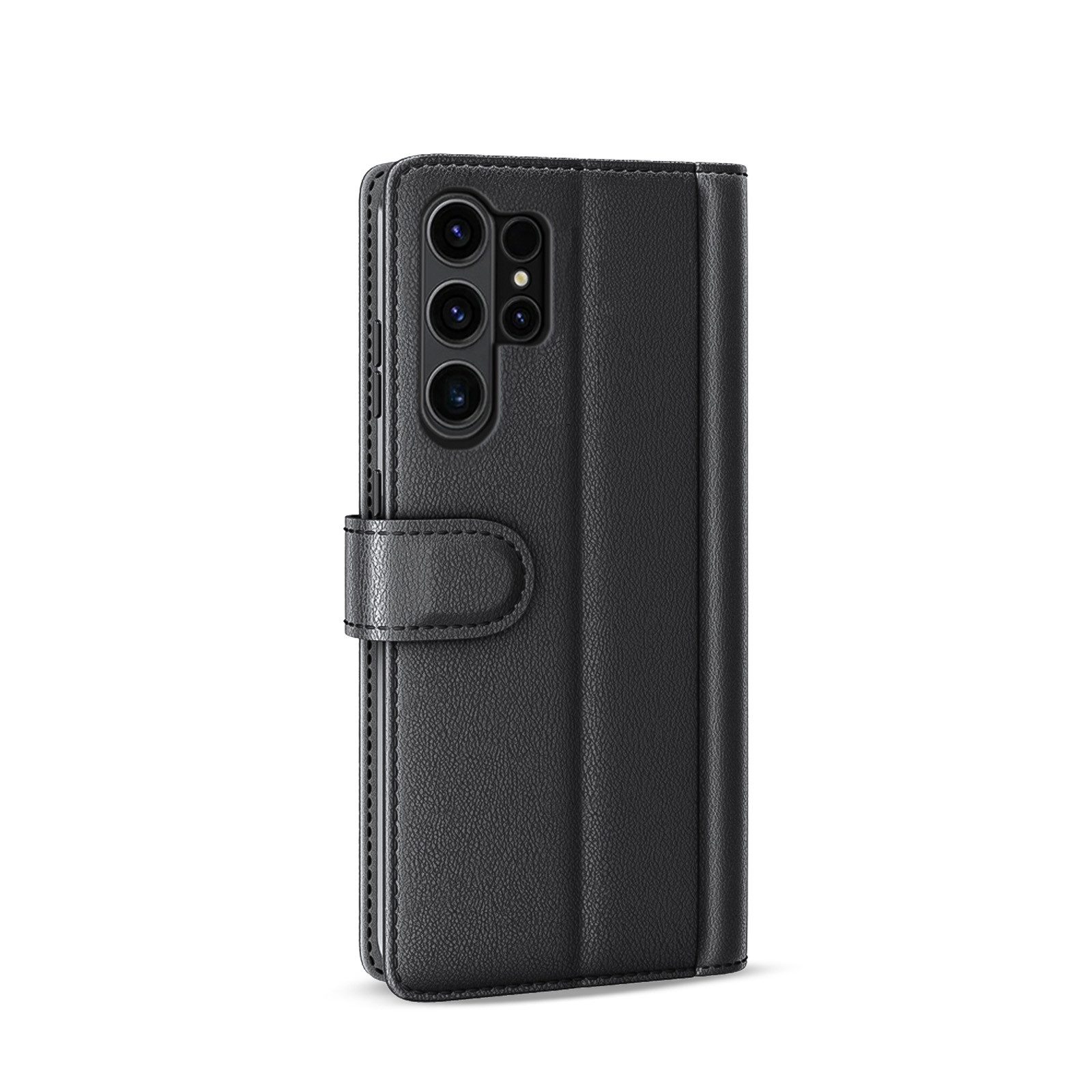 Tec-Expert Handyhülle Echtleder Hülle für Samsung Galaxy S24 Ultra 6.8 Zoll, 6.8", Cover Klapphülle Case mit Kartenfächern und Geldfach aufstellbar – Bild 5 von 5