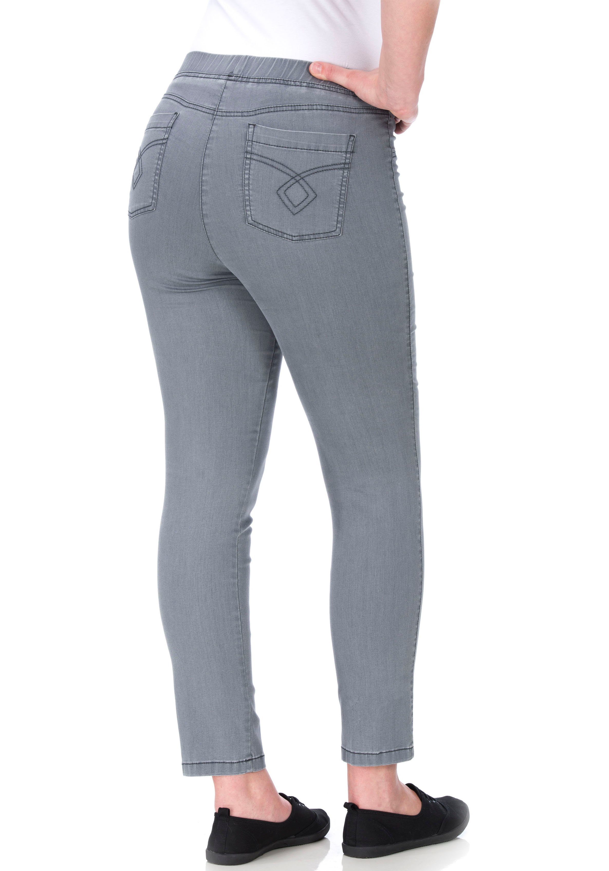 KjBRAND Jeansjeggings JENNY angenehm weiche Quer-Stretch Qualität