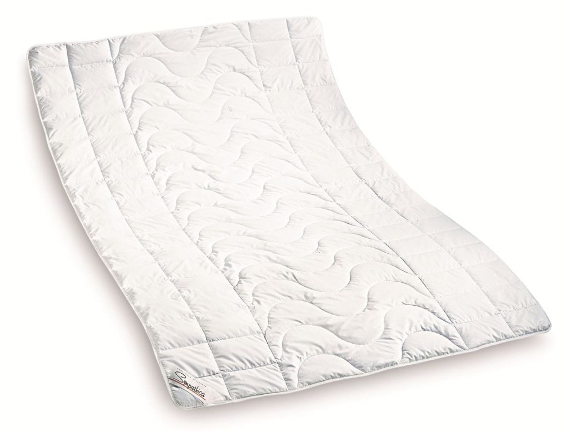 Sympathica Naturhaarbettdecke Leichtes Kamelhaar Sommer Steppbett 155x220 cm Sommerdecke 800 g, Füllung: 100% Kamelhaar, Bezug: 100% Baumwolle, natürlicher Temperaturausgleich