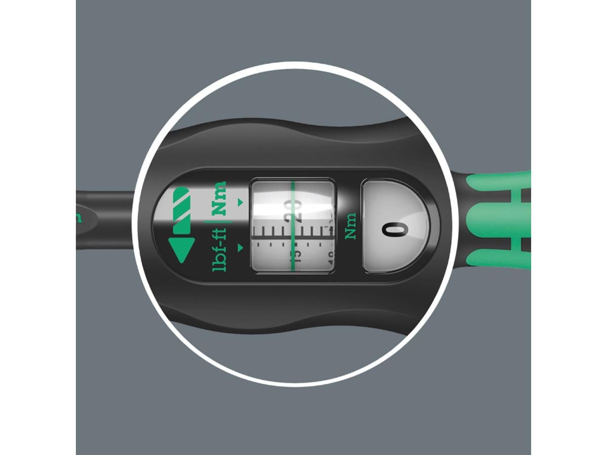 Wera Drehmomentschlüssel Drehmomentschlüssel Click-Torque C 2 1/2 Zoll, 20-100 Nm, Umschaltknarre, 45 Zähne – Bild 5 von 5