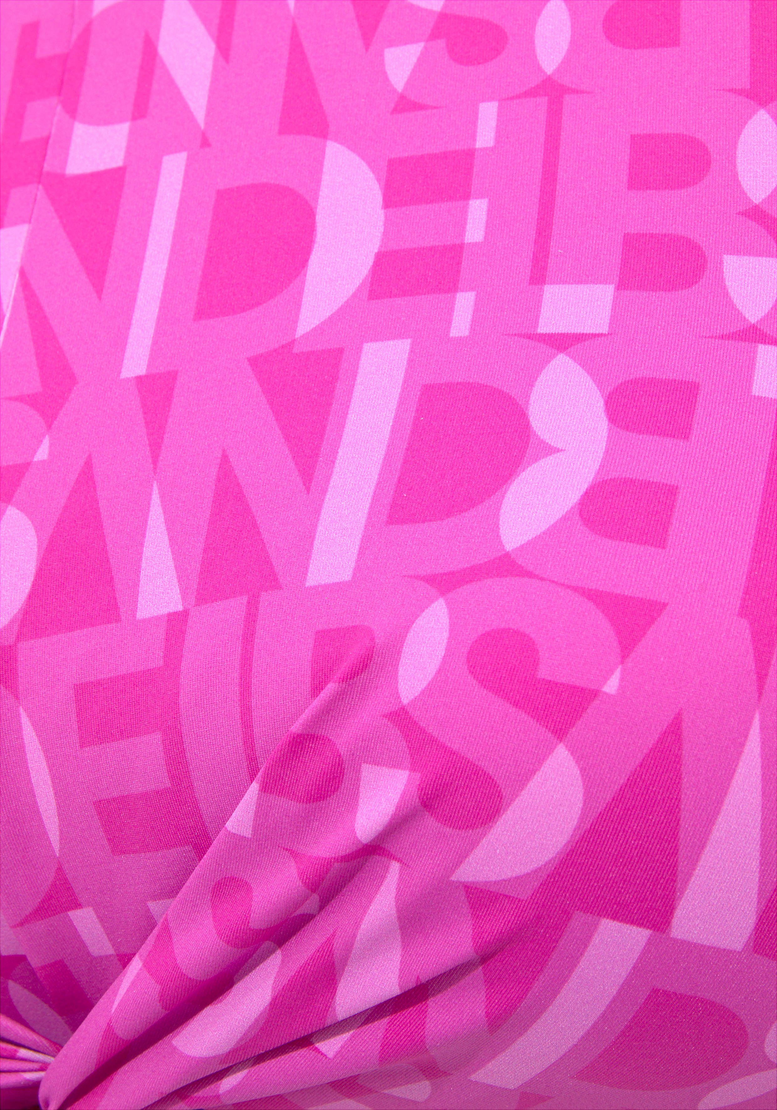 Elbsand Crop-Bikini-Top Letra, mit tollem Wording