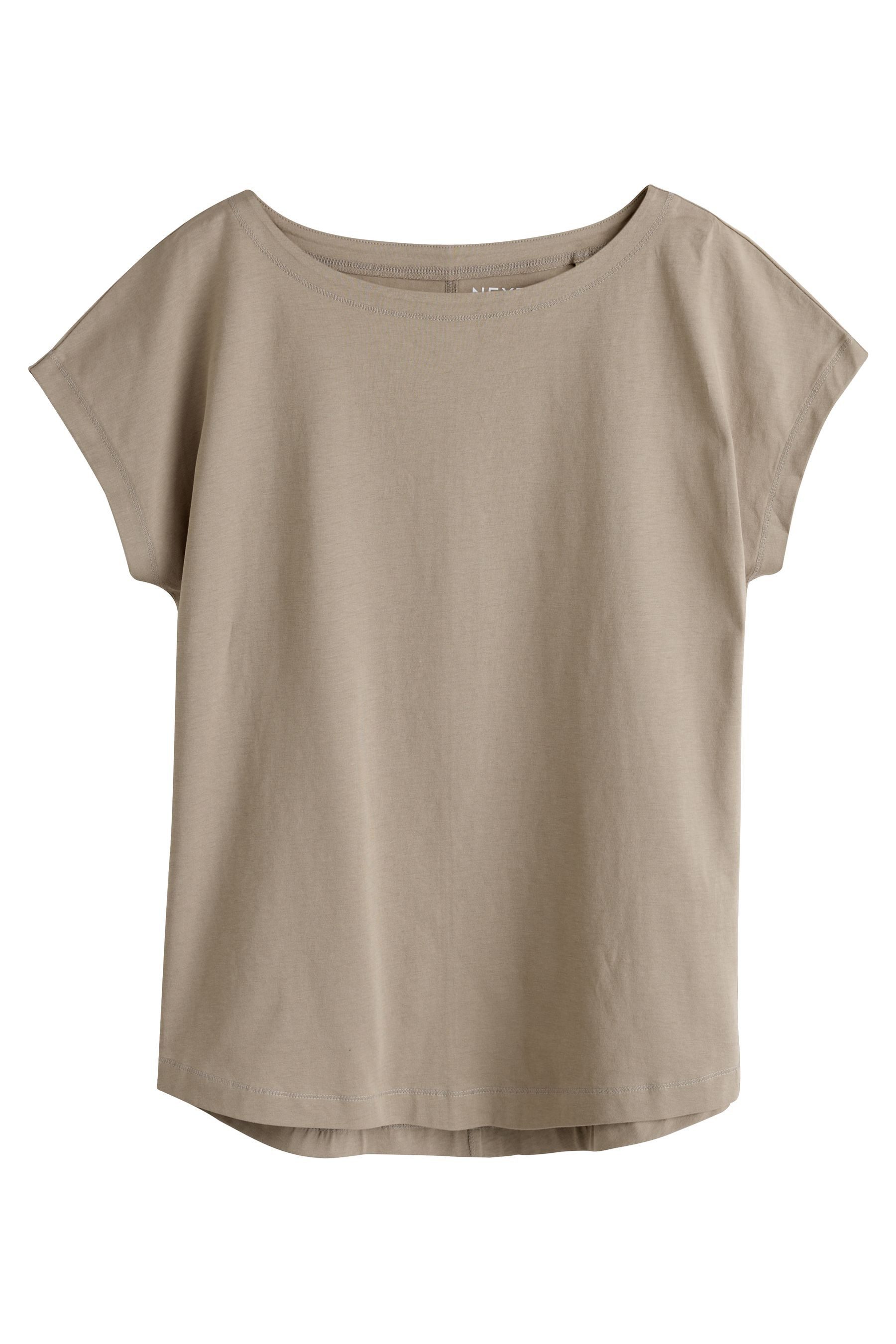 Next T-Shirt 5er-Pack T-Shirts mit Flügelärmeln, Kurzgröße (5-tlg)