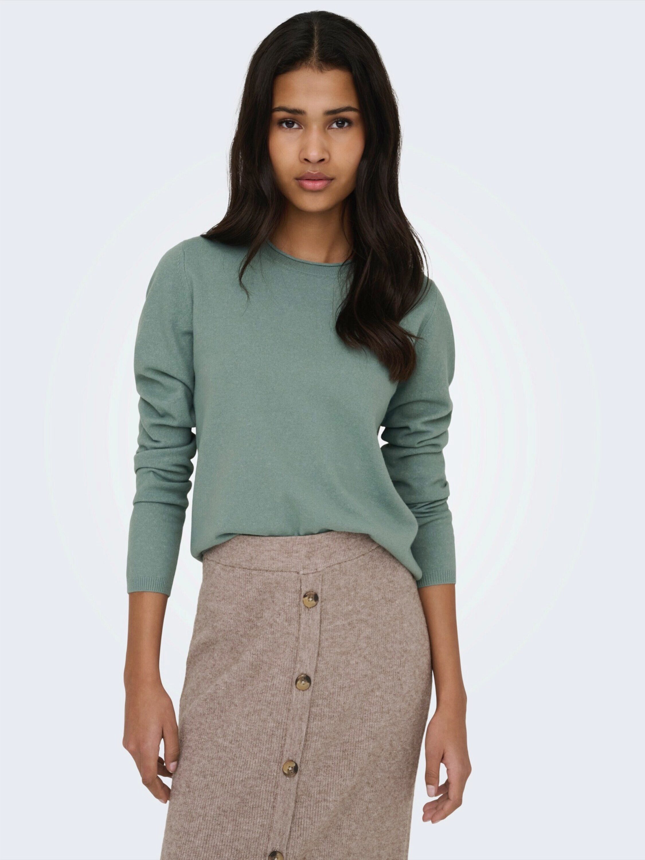 ONLY Rundhalspullover ONLLoyal (1-tlg) Plain/ohne Details