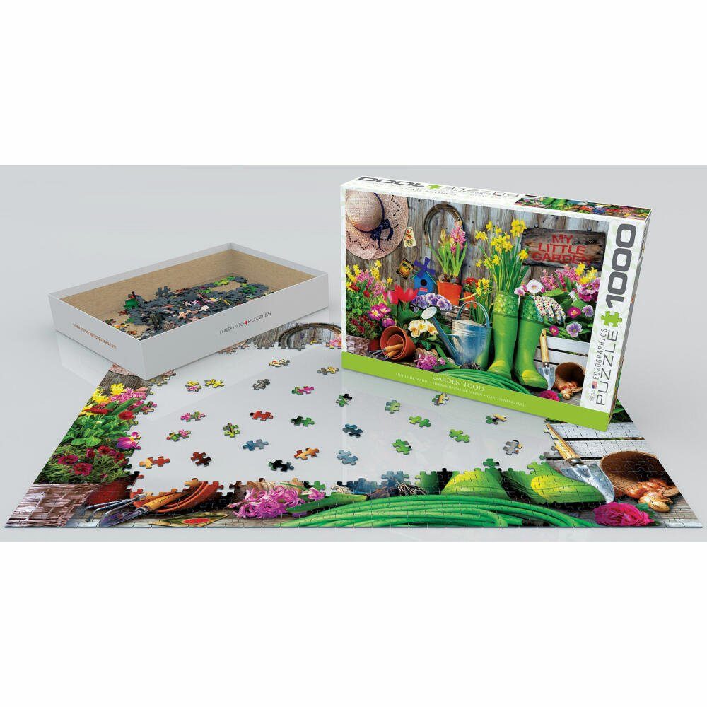 EUROGRAPHICS Puzzle Gartenwerkzeuge, 1000 Puzzleteile