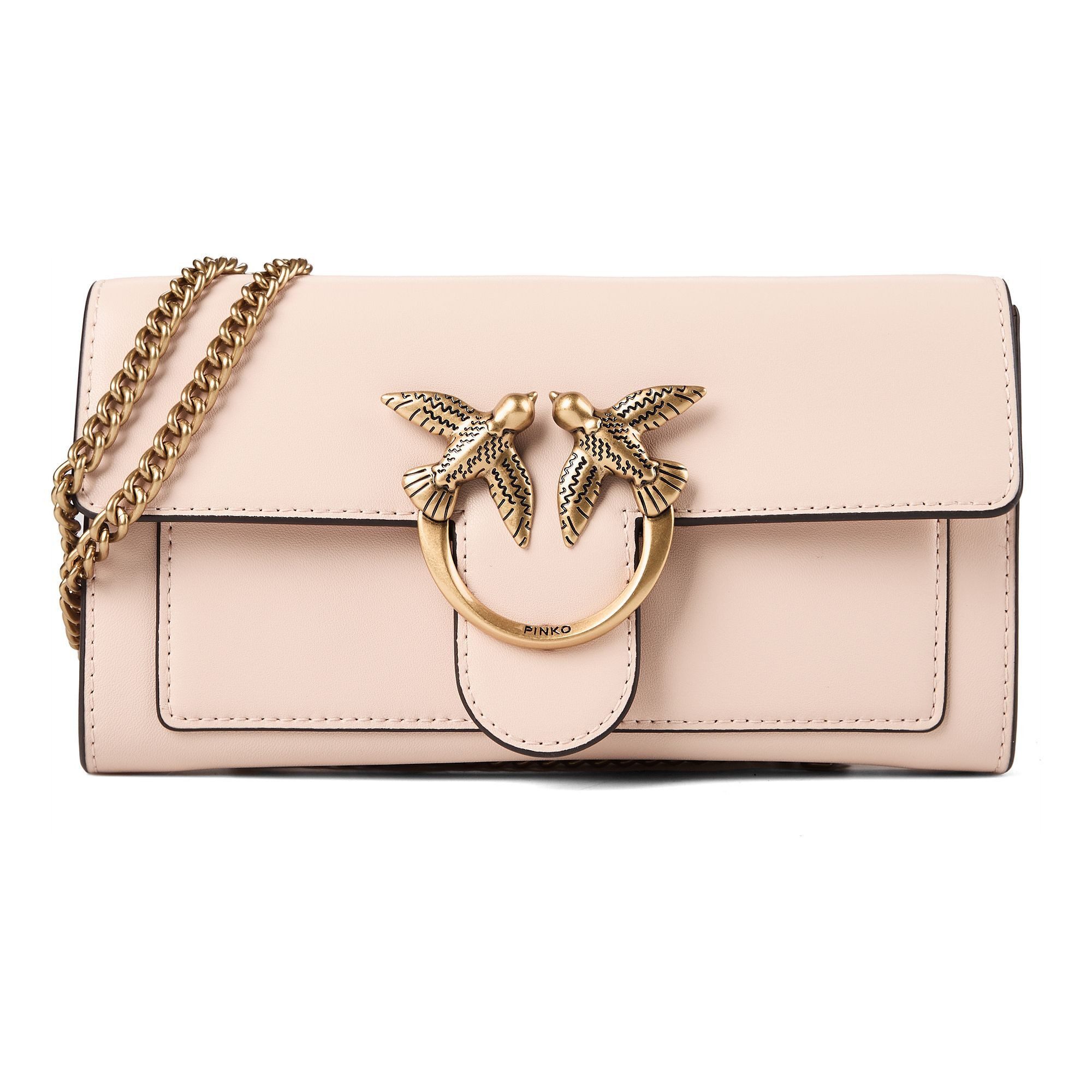 PINKO Clutch Love One, Leder