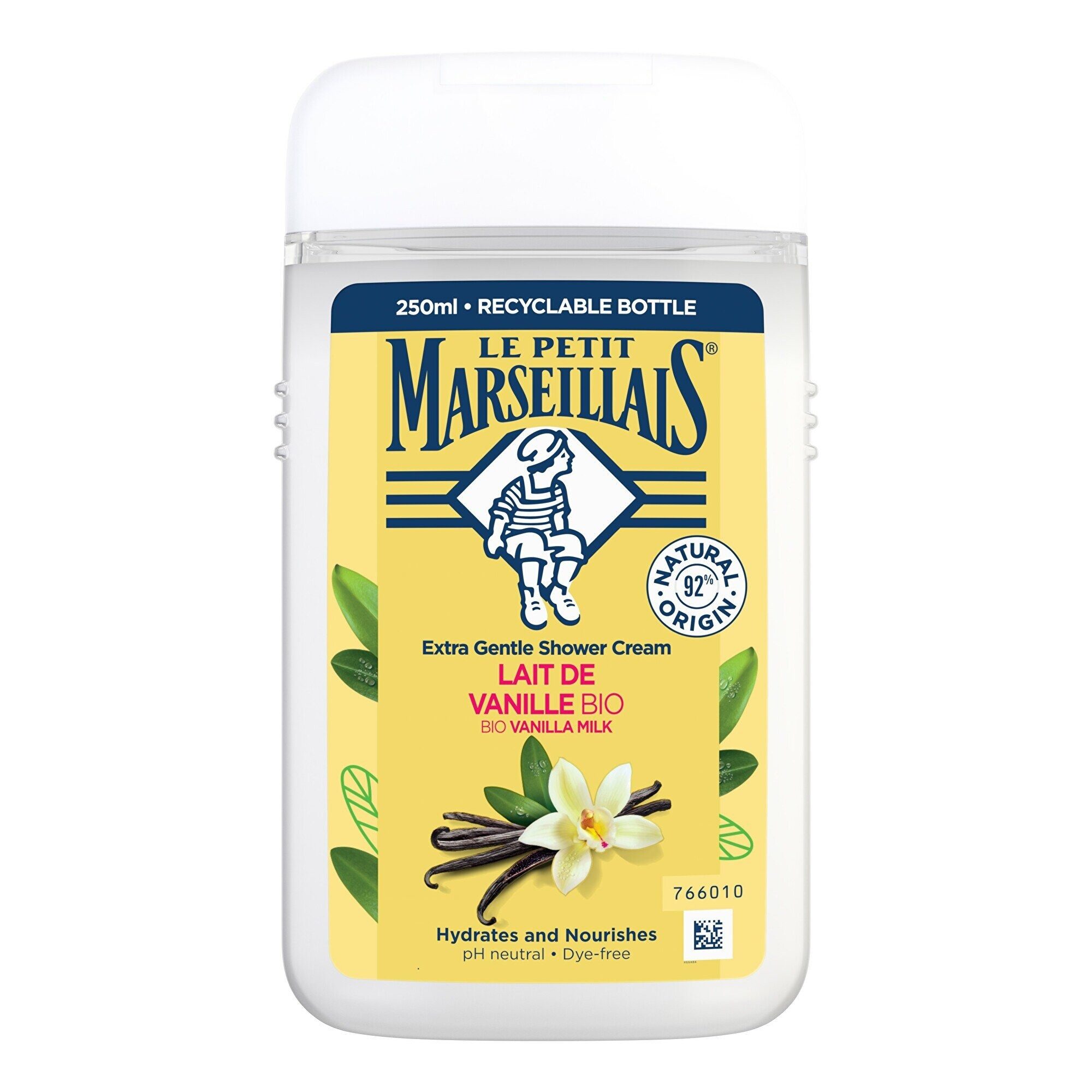 Le Petit Marseillais Duschcreme BIO-Vanillemilch-Duschcreme