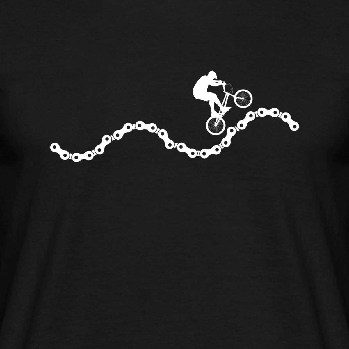 Spreadshirt T-Shirt Mountainbike, Fahrradkette, MTB Männer T-Shirt (1-tlg)