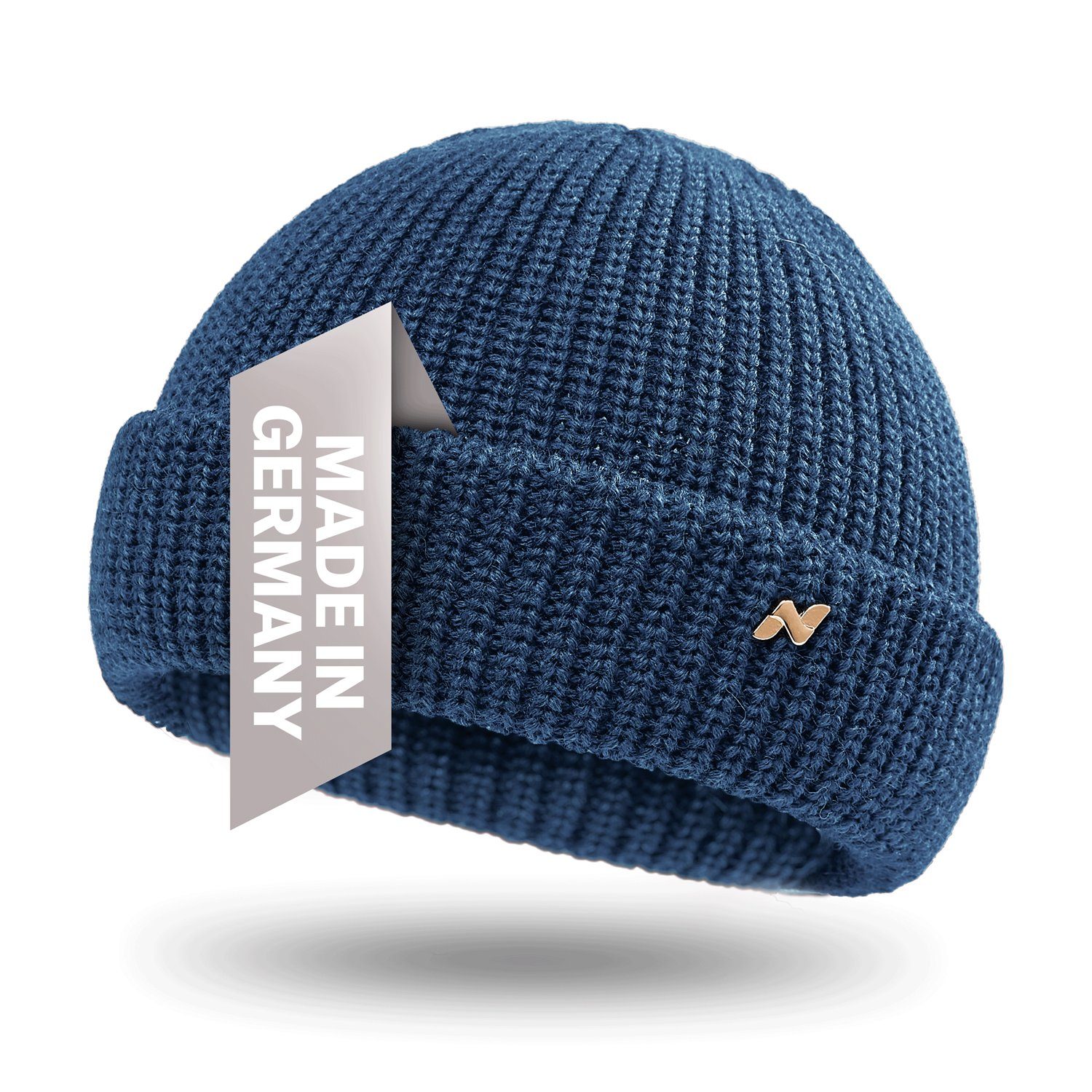 Strickmütze - 100 % Wolle - Made in Germany - Troyer Mütze für Herren & Damen