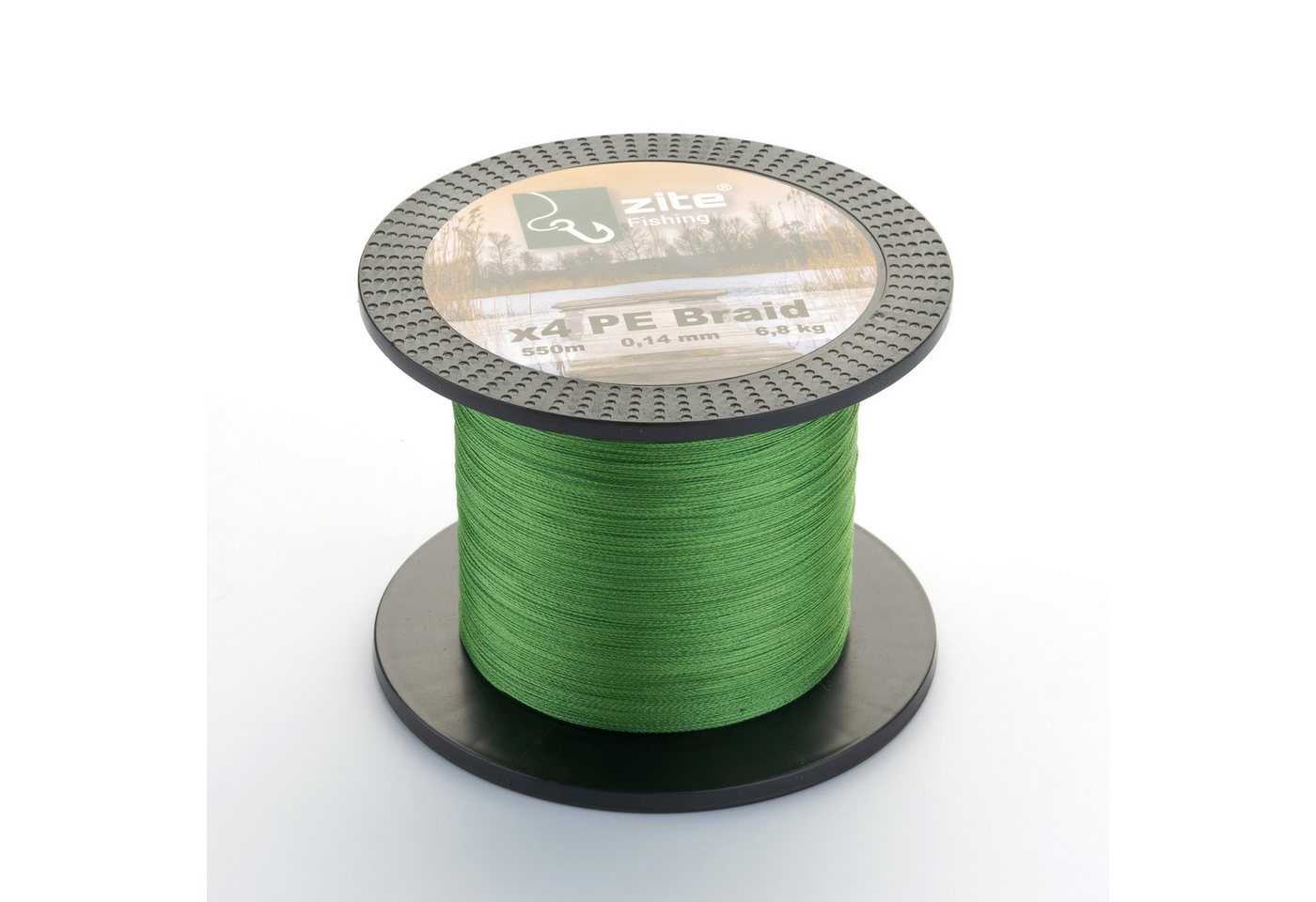 Zite Angelschnur 4x geflochten - 0,14-0,30 mm Angelsehne - 550m - 6,8-20,7 kg Tragkraft