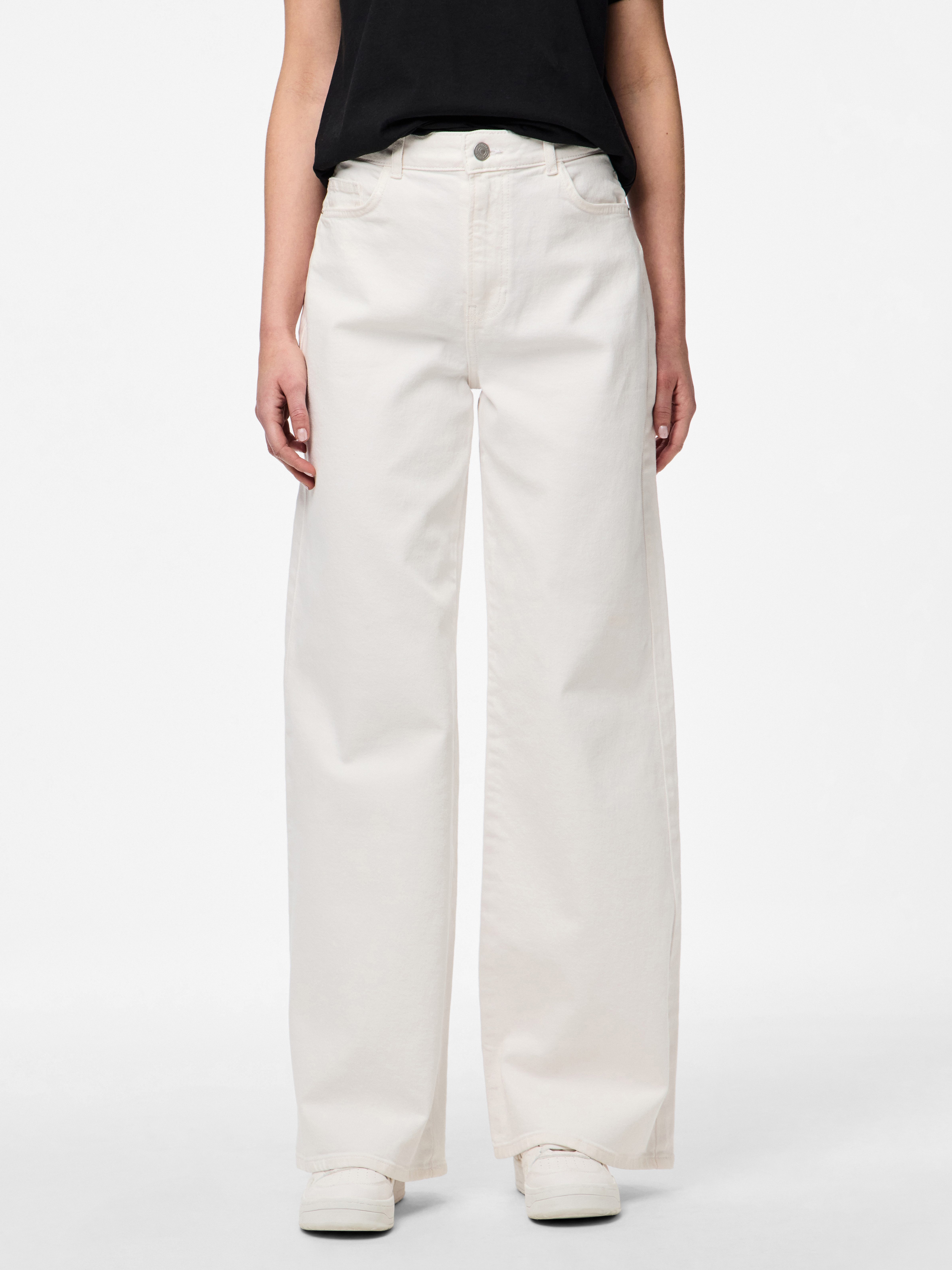pieces High-waist-Jeans PCSELMA HW WIDE JEANS günstig online kaufen