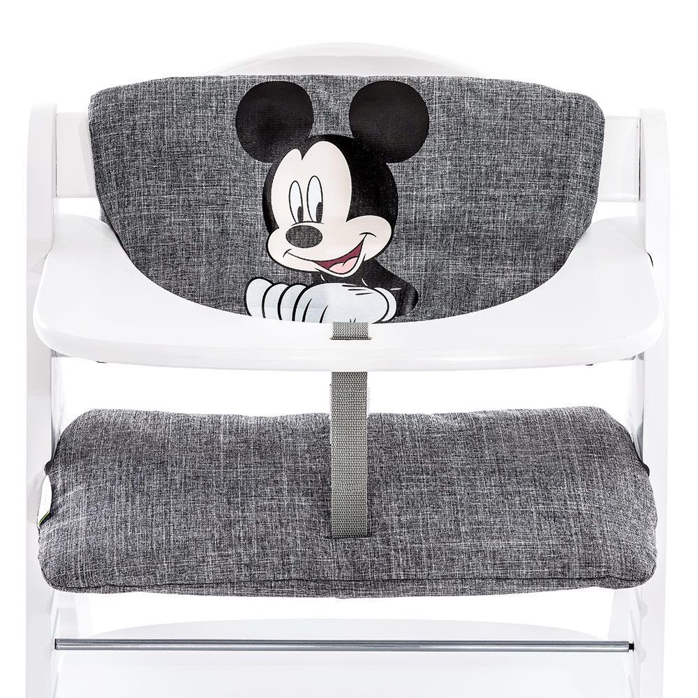 Hauck Hochstuhlauflage Disney Deluxe Mickey Grey, Sitzpolster