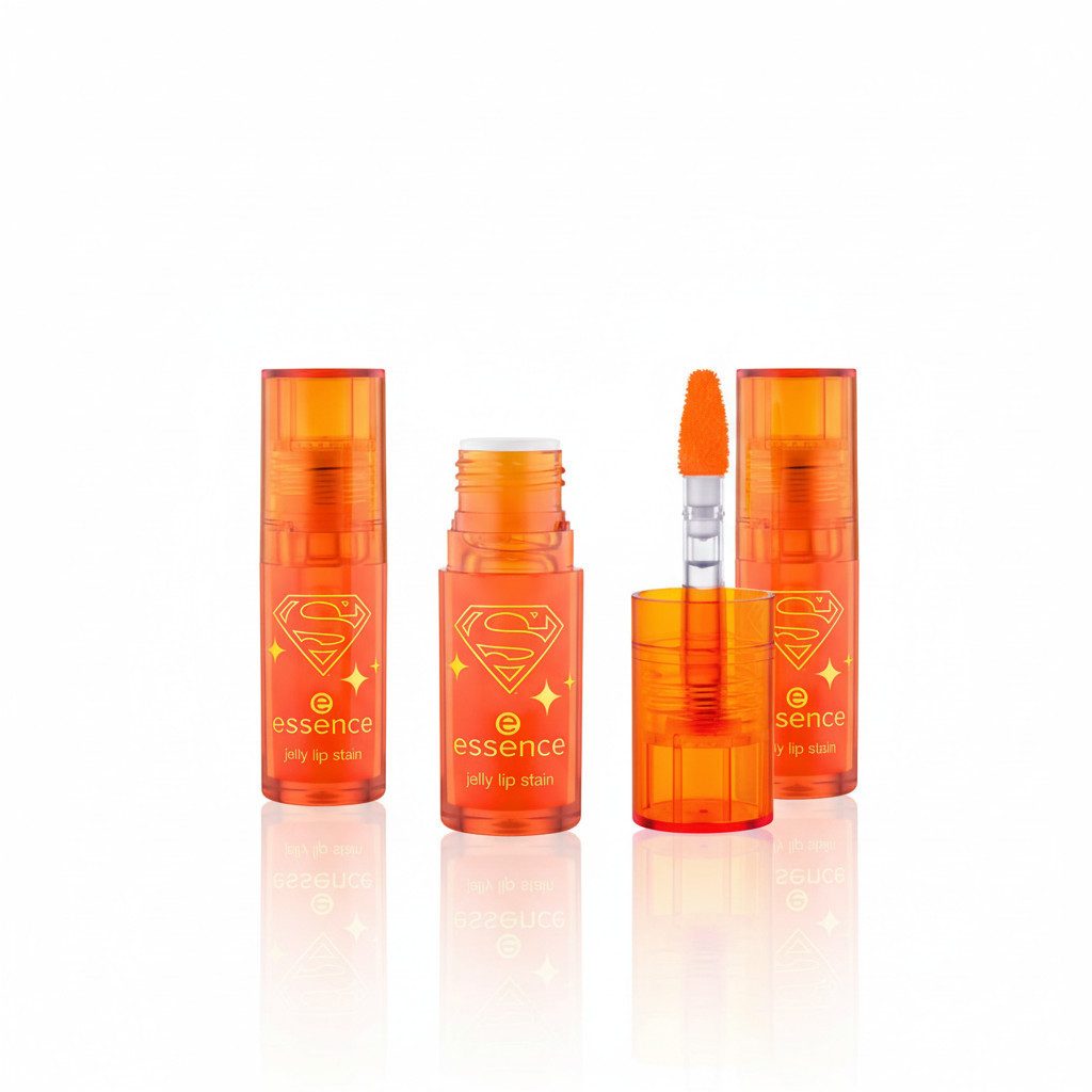 Essence Lipgloss Superman jelly lip stain, 3-tlg., Langanhaltend und natürlich, Gelee-Textur mit nicht klebrigem Finish.