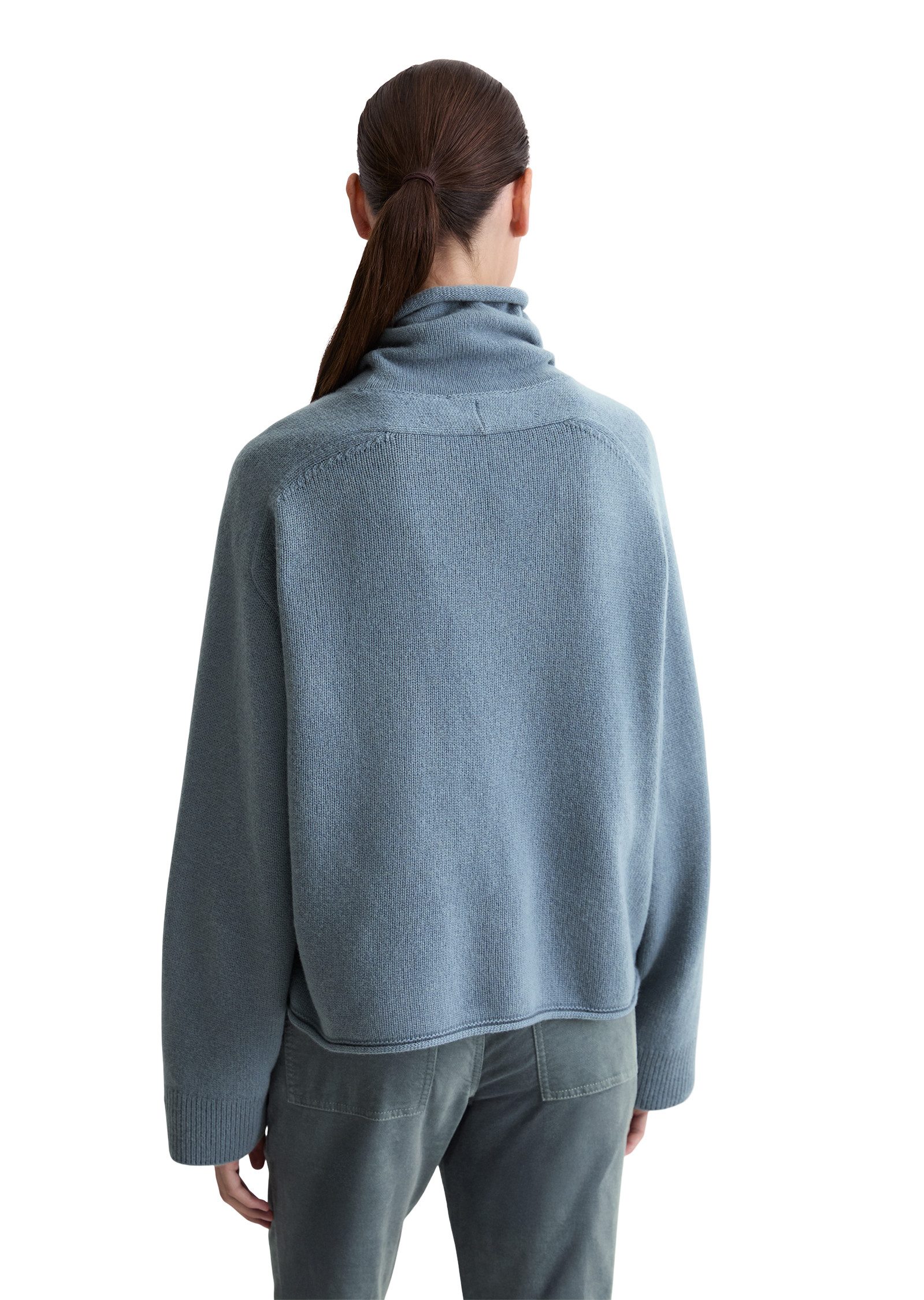 Marc O'Polo Strickpullover lockere Passform, Rollkragen, Wollmischung günstig online kaufen