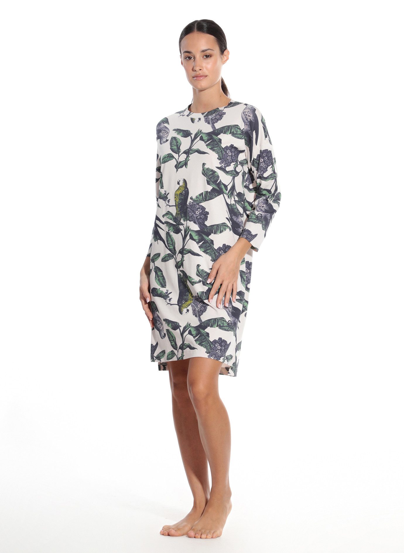 Short Stories Nachthemd SHORT STORIES 621826 Sleepshirt crystal grey / print