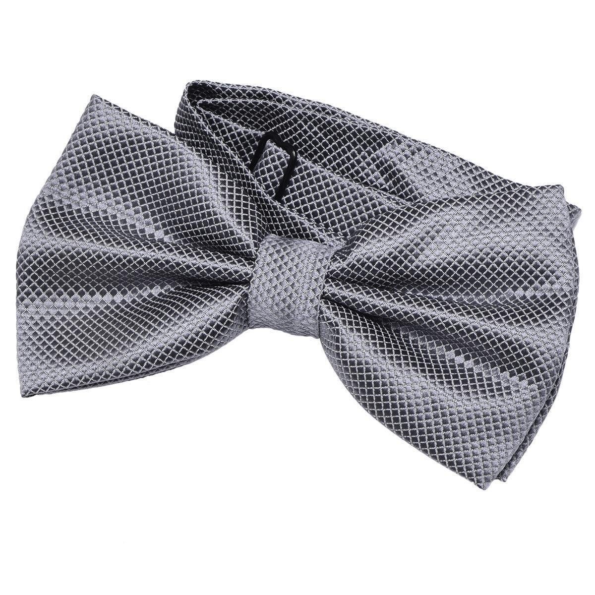 DonDon Fliege DonDon Herren Fliege 12 x 6 cm gebunden (Packung, 1-St., 1x Herrenfliege) bereits gebunden, verstellbar, Seidenlook