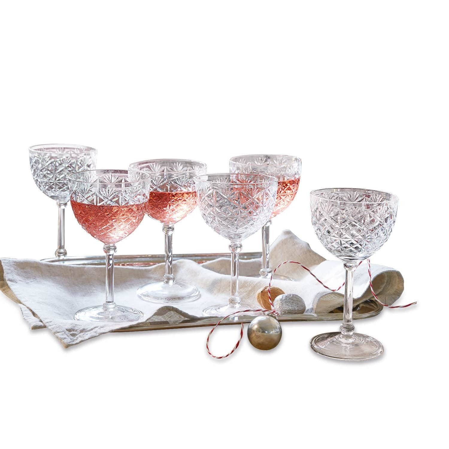 Glas Sektglas 6er Set Olite klar