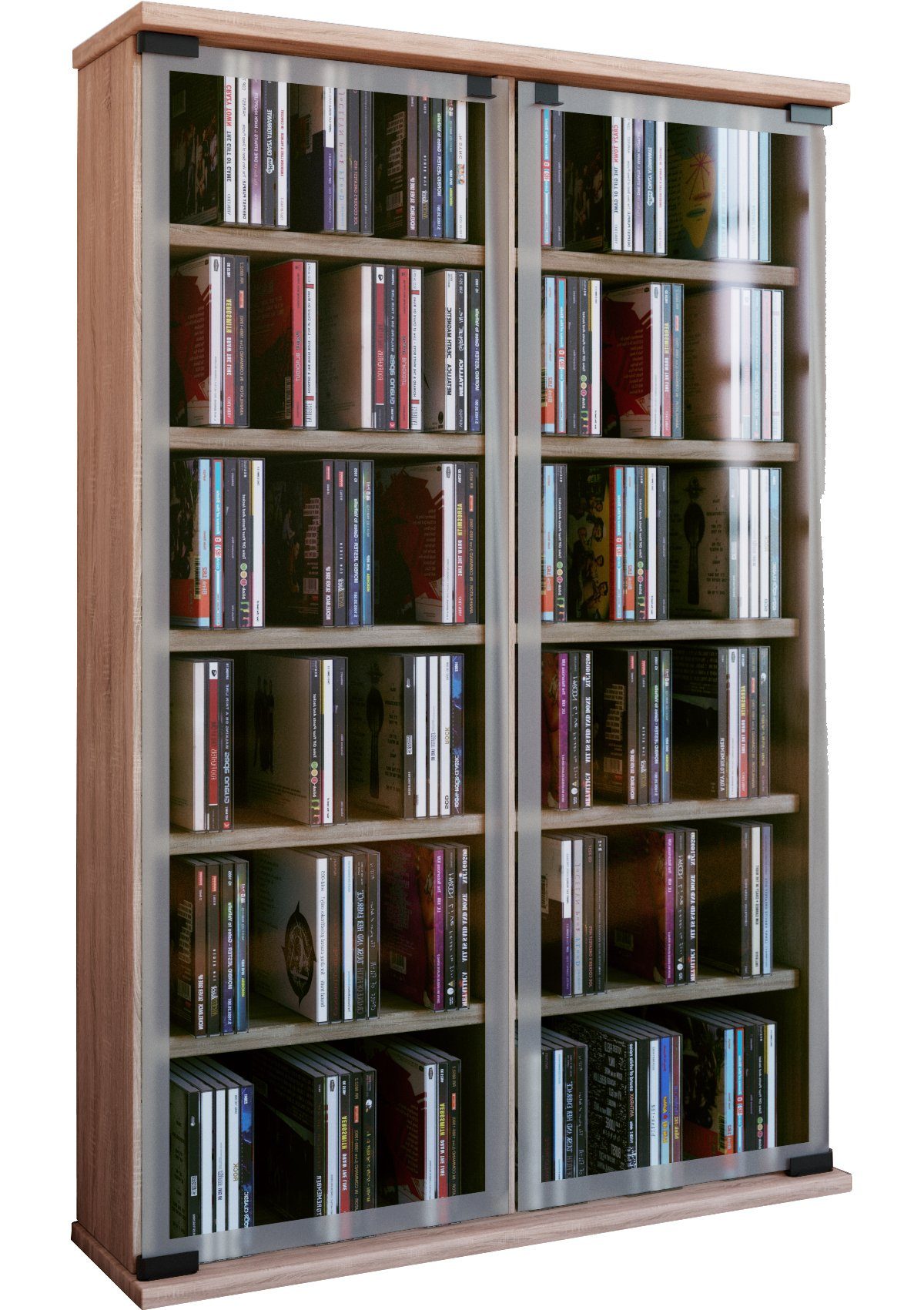 VCM CD-Regal Holz CD DVD Stand günstig online kaufen