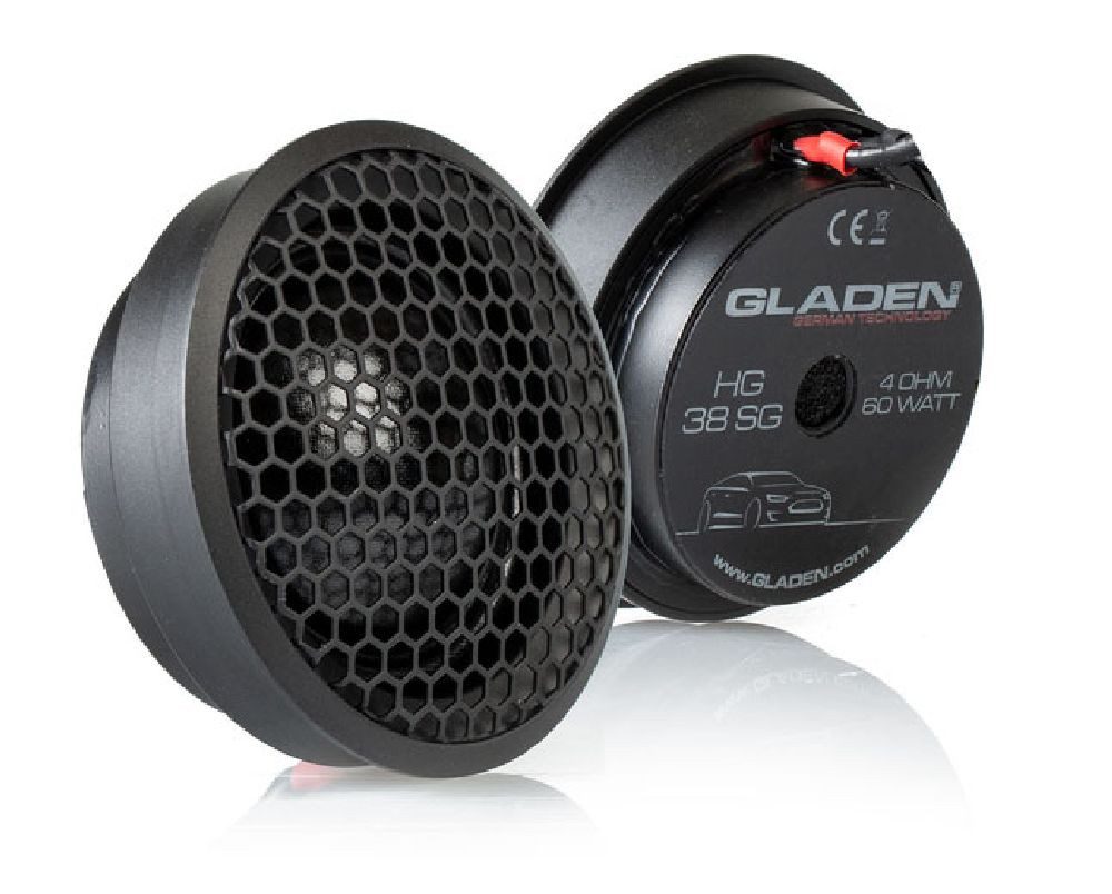 Gladen GA-38SG 38mm Hochtöner mit großer Membran Auto-Lautsprecher (cm)