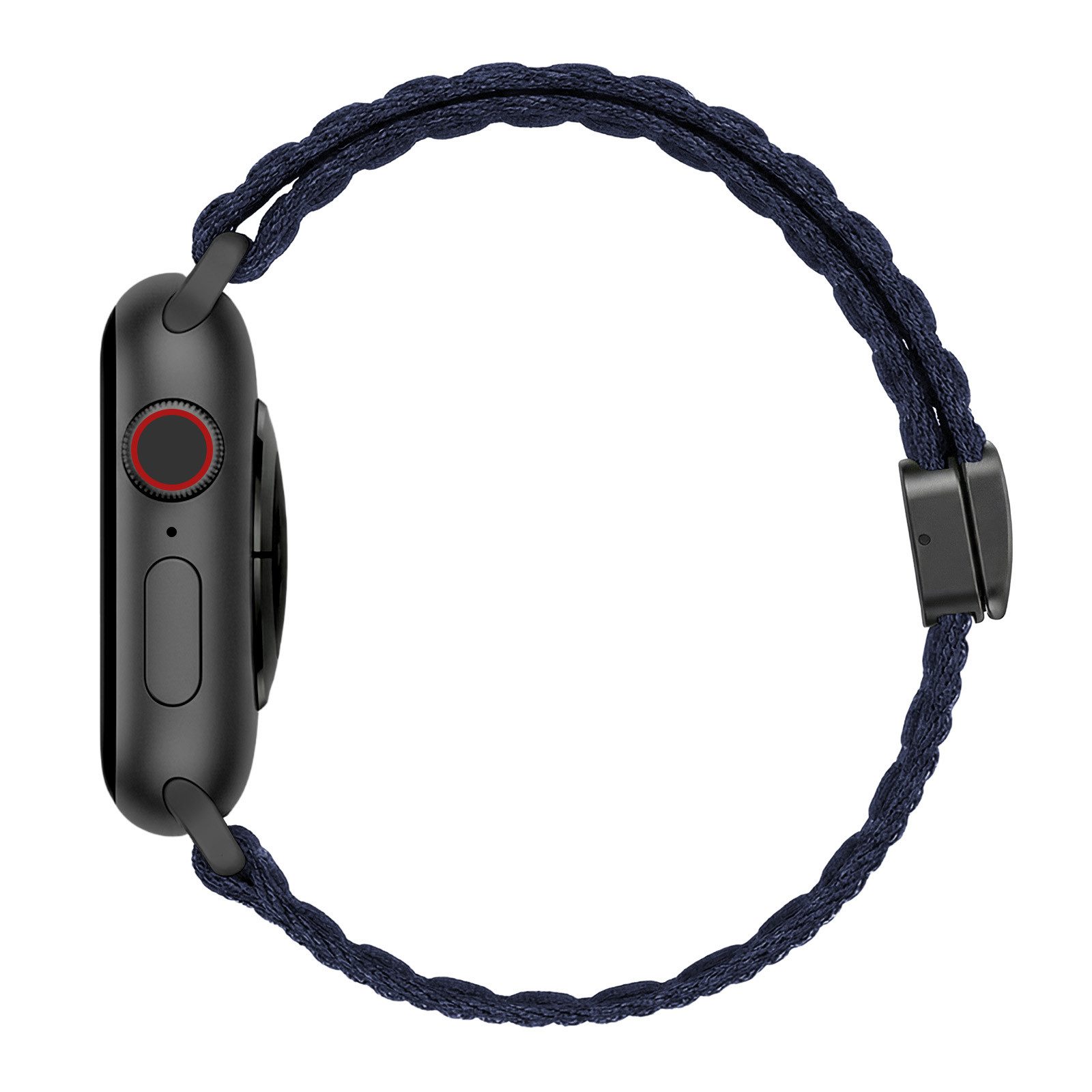 Tec-Expert Smartwatch-Armband für Apple Watch SE 2 40 mm Armband Ersatz Wechsel Band, Nylon Textil mit Magnetverschluss, stufenlos Verstellbar atmungsaktiv