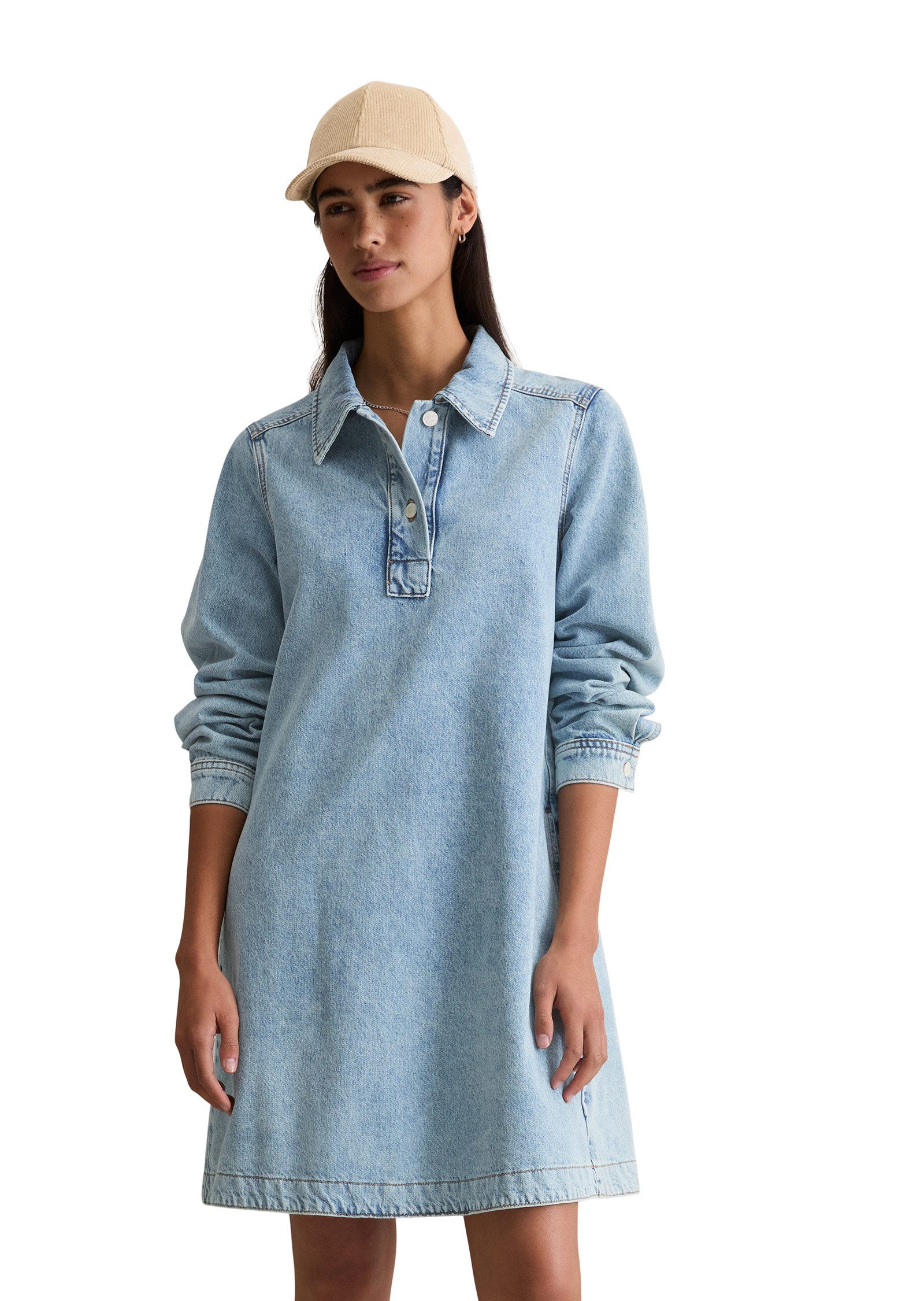 Marc O'Polo DENIM Jeanskleid aus Rigid Denim günstig online kaufen