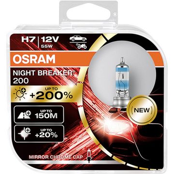 Osram KFZ-Ersatzleuchte OSRAM 64210NB200-HCB Halogen Leuchtmittel H7 55 W 12 V