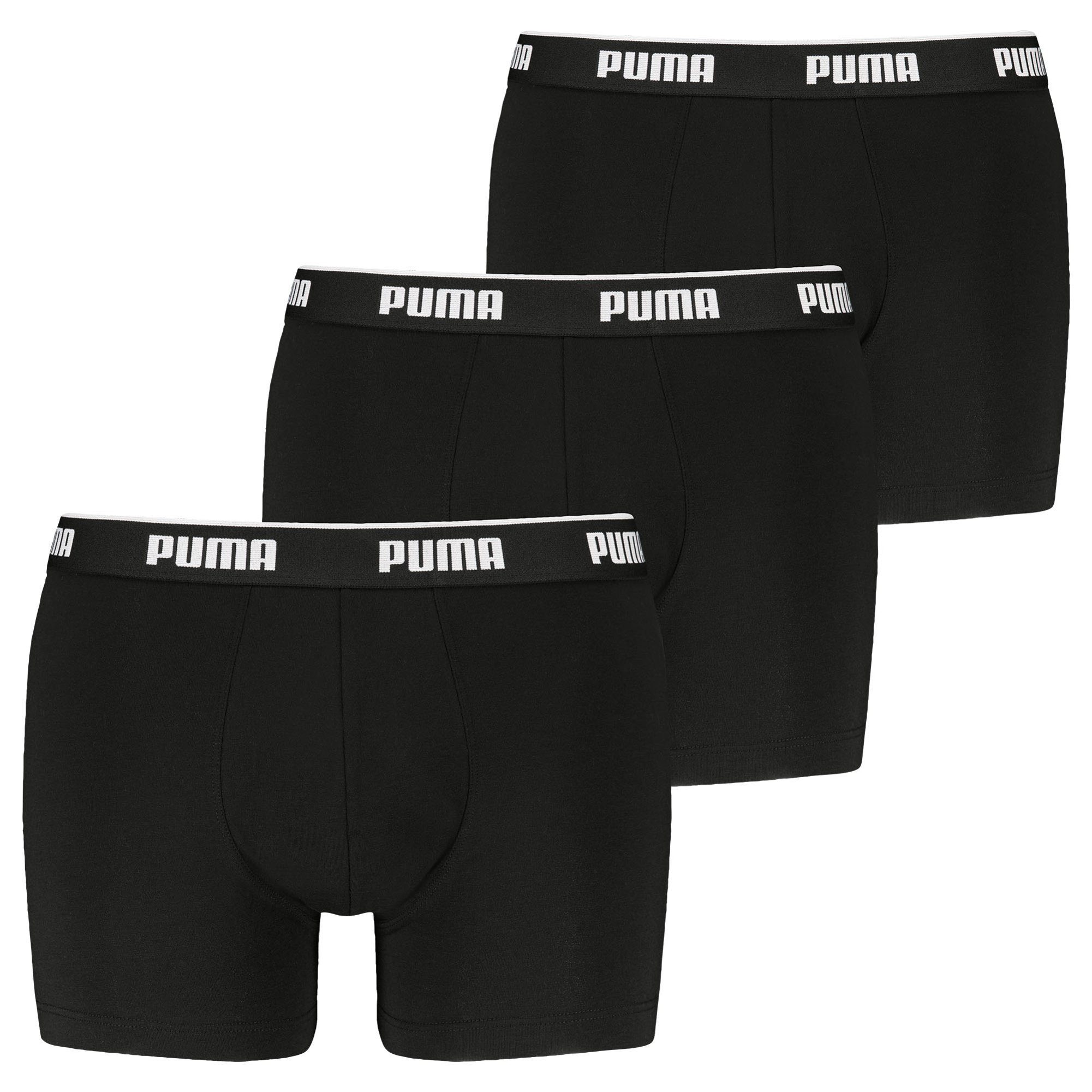 PUMA Boxer Herren Boxershort 3er Pack Baumwolle Boxer 3P (Packung, 3er Pack)