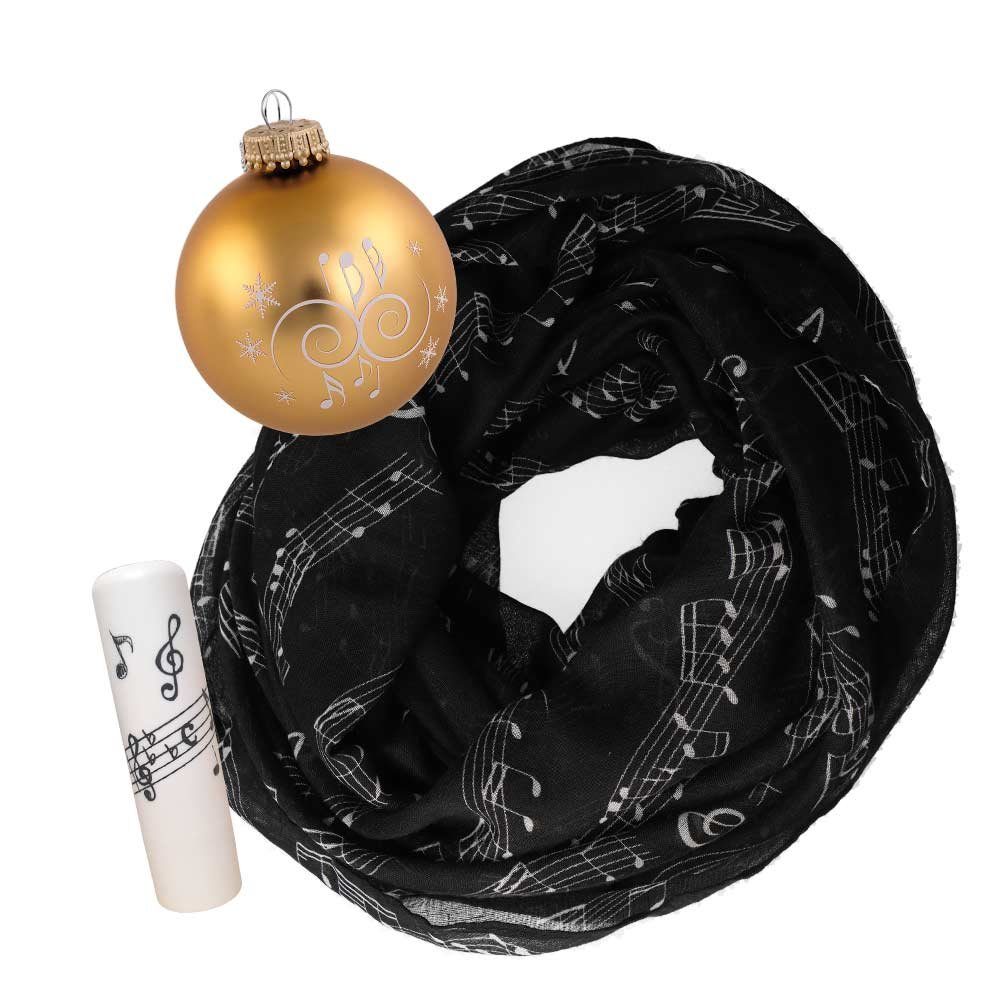 Schal Geschenkset Musikerin Weihnachten