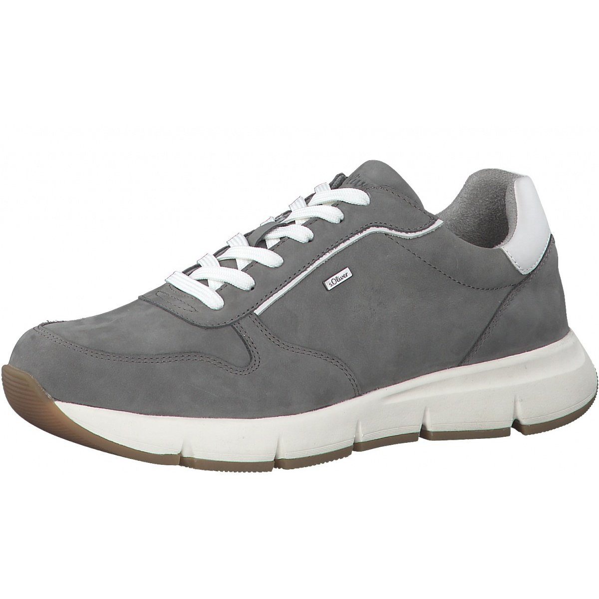 5-13619-28-200 - Leder - grau Herren Sneaker
