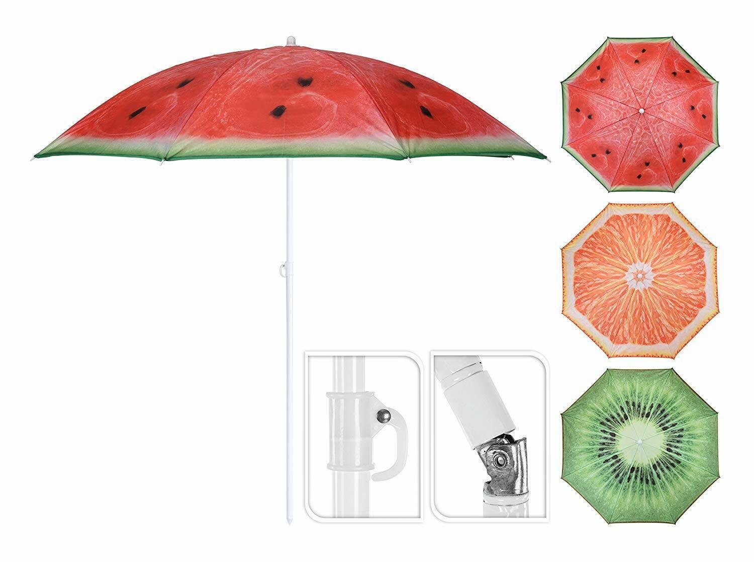 Meinposten Sonnenschirm Ø 150 cm Strandschirm günstig online kaufen