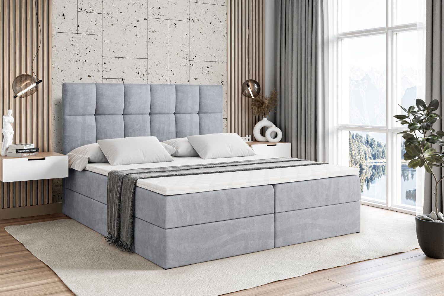 ALTDECOR Boxbett RICAR (Multipocket-Matratze H4. H3 günstig online kaufen