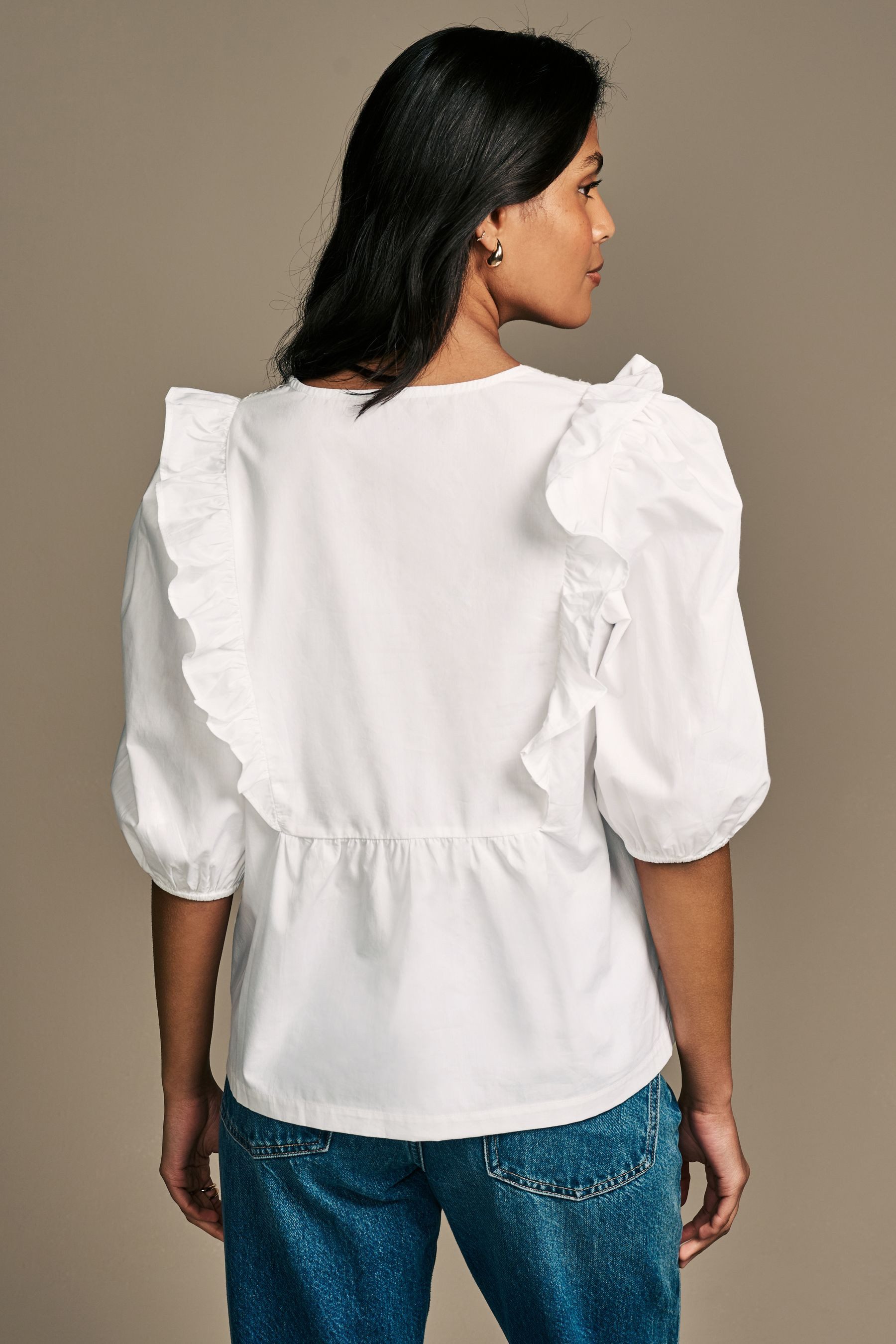 LAURA ASHLEY Rüschenbluse Laura Ashley Bluse günstig online kaufen