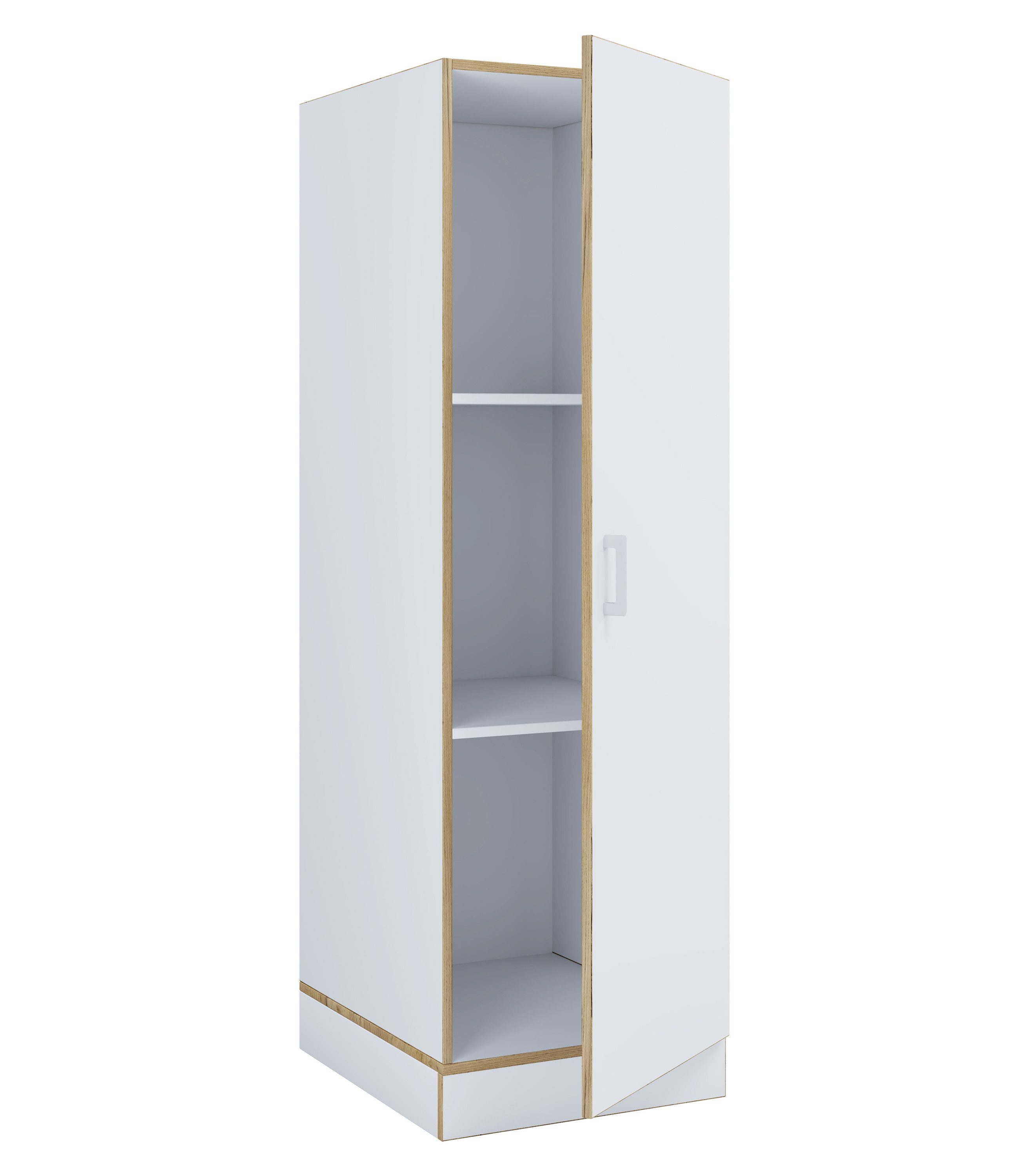 VCM Hochschrank Mehrzweckschrank mit 3 Fächern & Tür Rislo BD XL