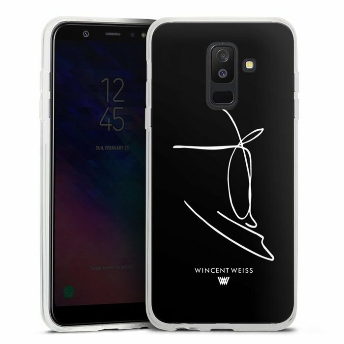 DeinDesign Handyhülle Wincent Weiss Signatur Musik Autogramm Samsung Galaxy A6 Plus Duos (2018) Silikon Hülle Bumper Case
